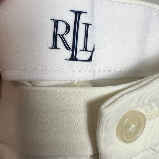 Lauren Ralph Lauren Pants Mens 36 X 30 Chinos Cream Ivory Cotton Blend Classy