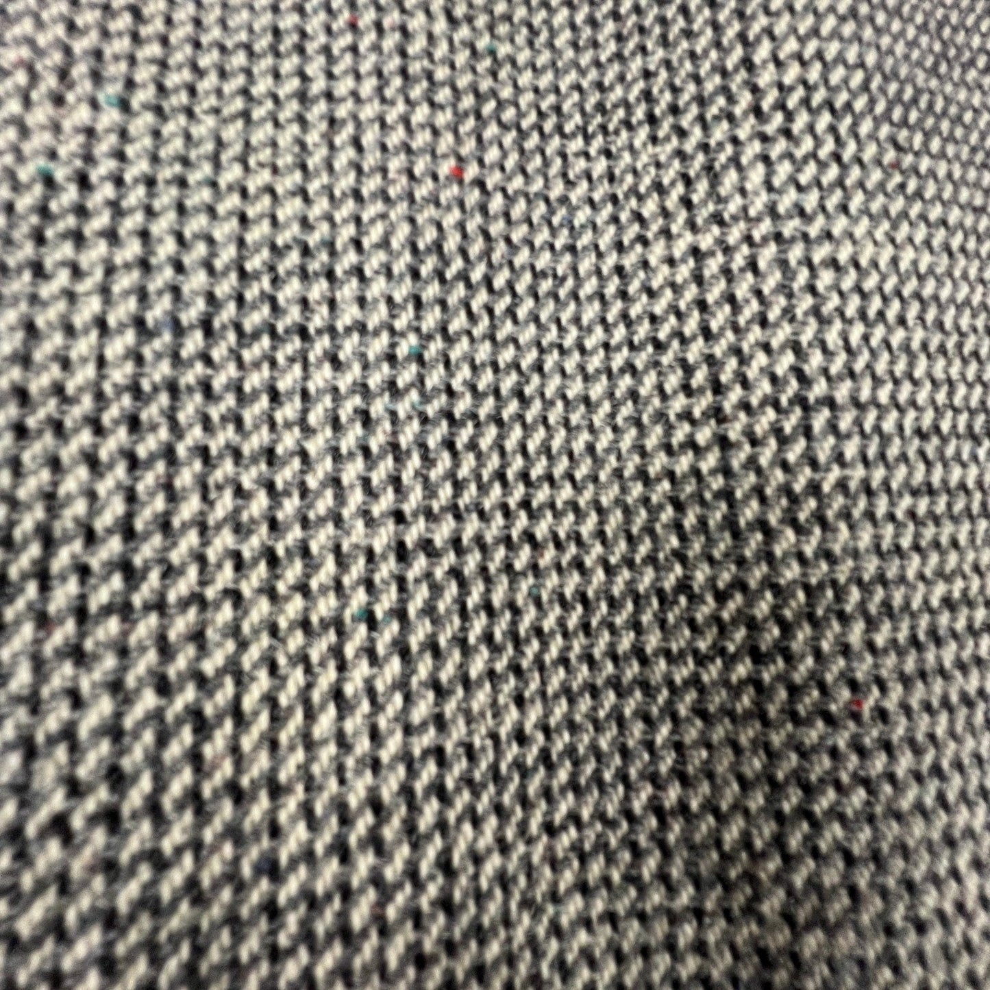 Harris Tweed Overcoat Mens XL Grey Handwoven Pure Scottish Wool Trench Coat VTG