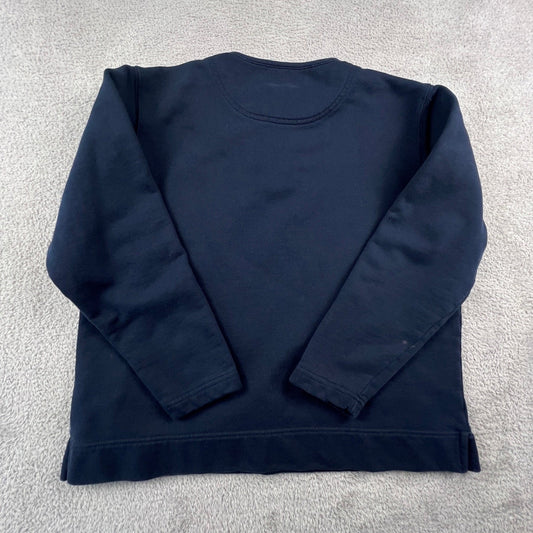 Lauren Ralph Lauren Henley Sweatshirt Womens PM Cotton Logo Casual Preppy