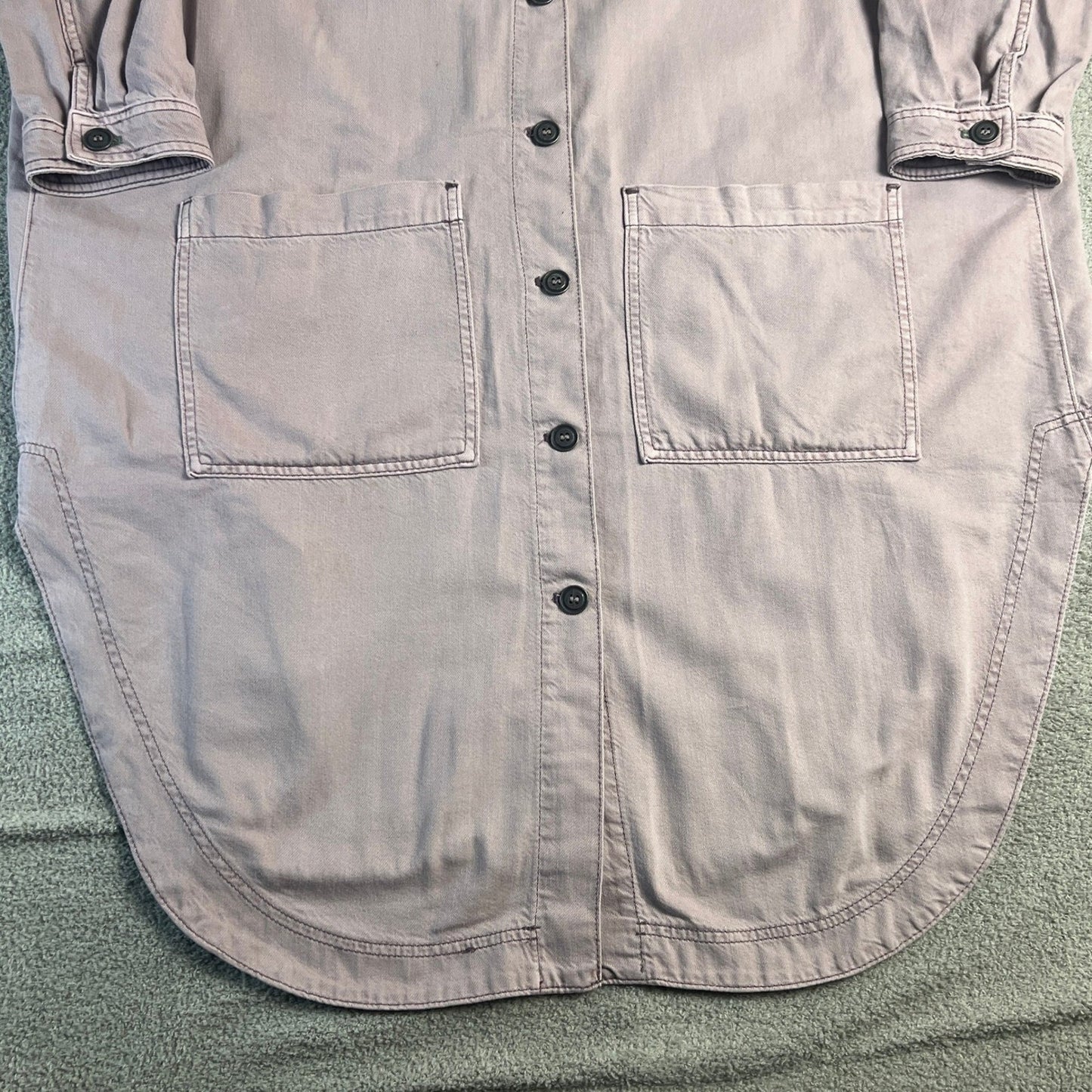 Antropologie PILCRO Utility Dress Women's Large Button Front Pink
