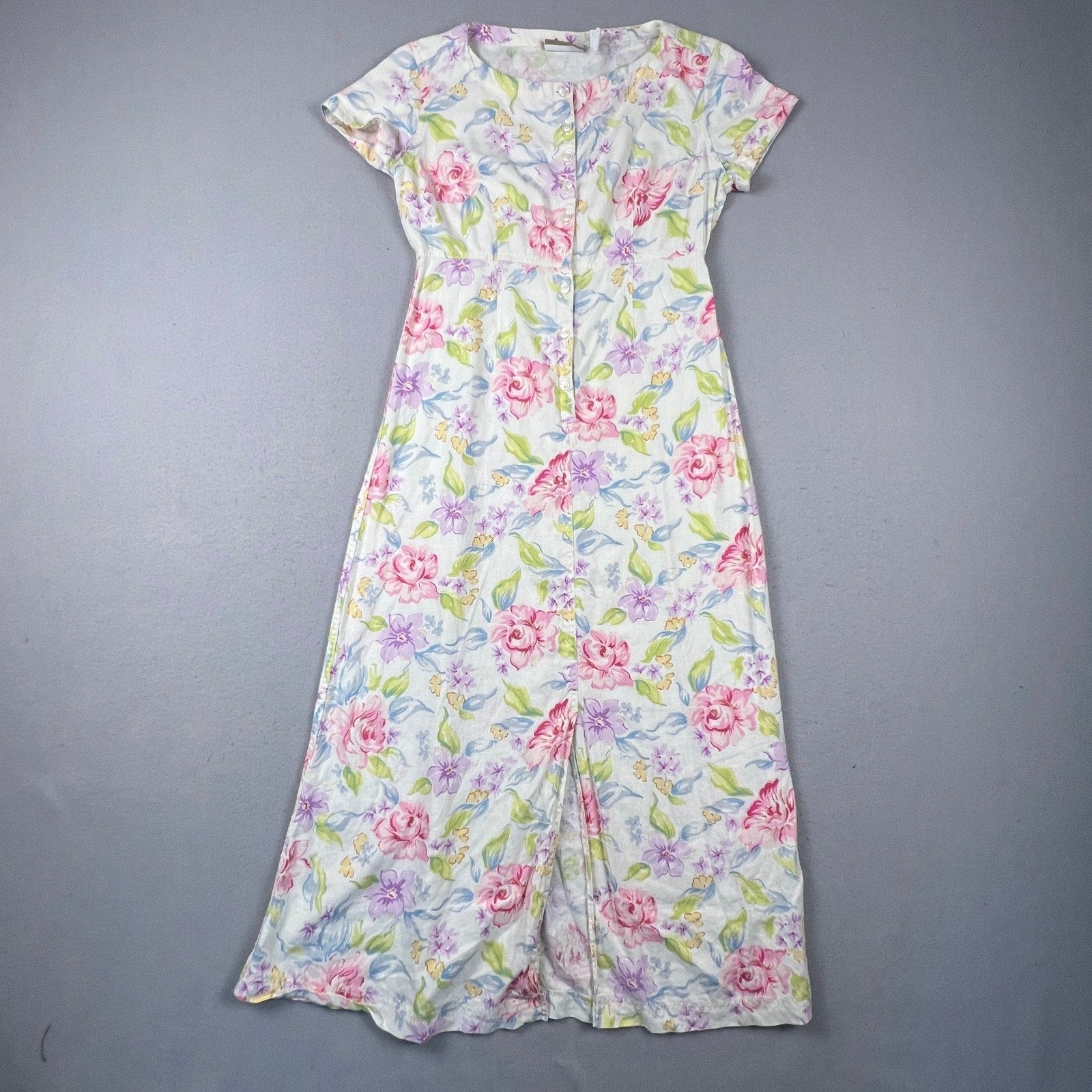 liz claiborne white dress Lizwear Maxi Womens 4 Floral Linen Blend Cot – The Resell Couple Only Tried On Textured The Best Southwest Salad SCH004719_PAT4 Length:64 [+$ 4.99]