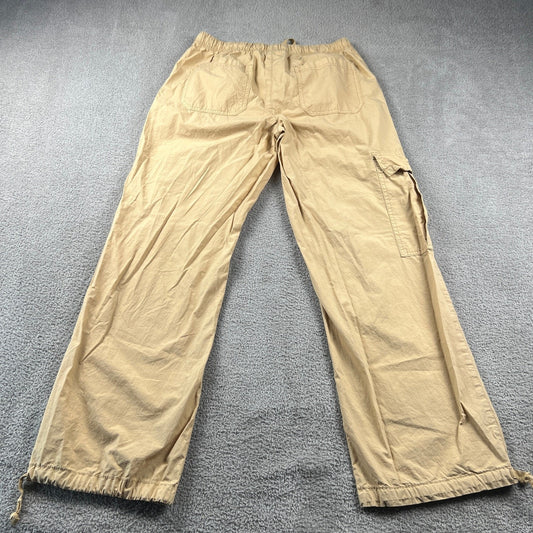 Aerie Cargo Pants Womens Medium Gorpcore Utility Workwear Khaki Minimalist