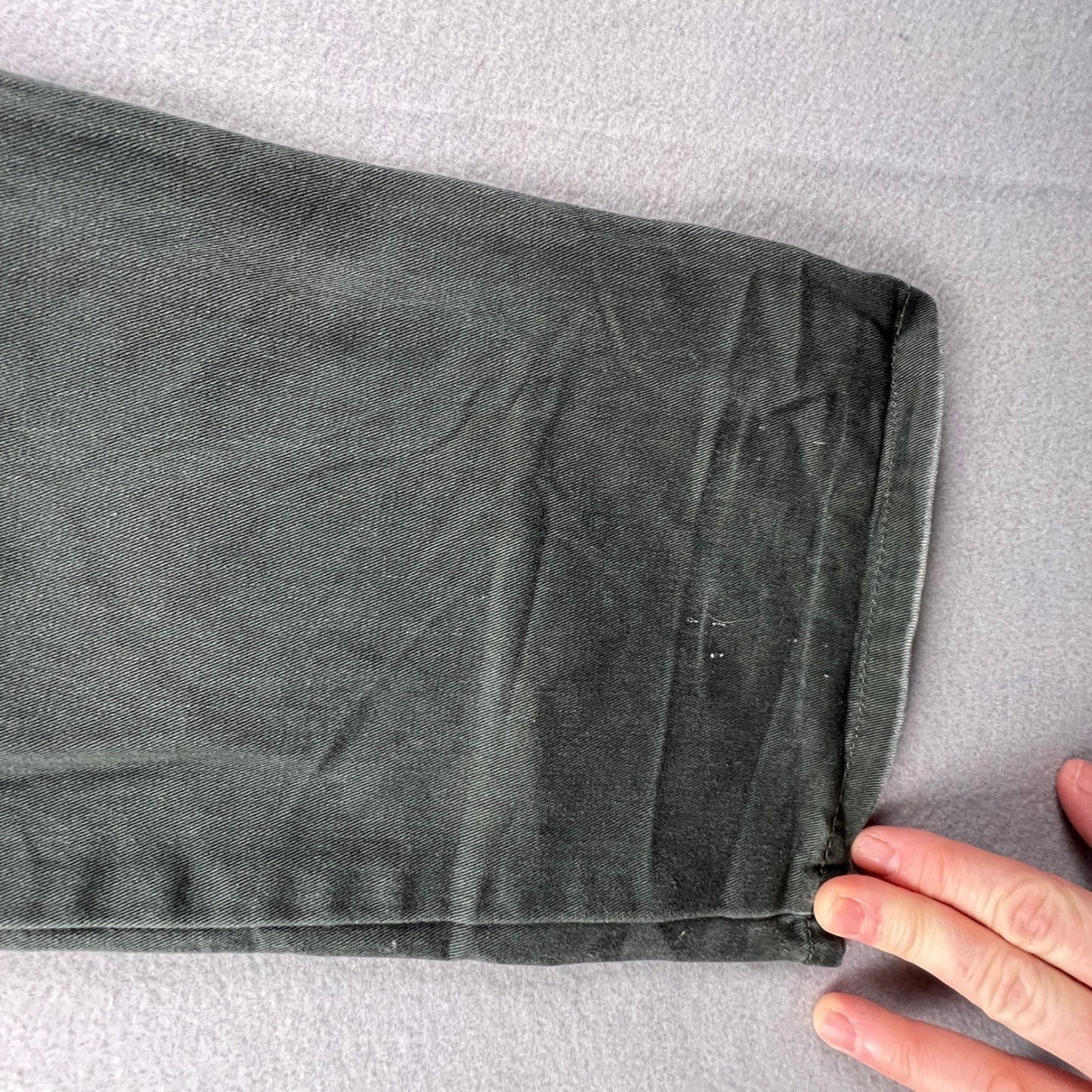 Mossimo Supply Co Pants Mens 34x31 Olive Green Slim Straight Cotton Chino Casual