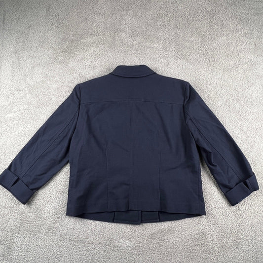 Brooks Brothers Cotton Jacket 12 Honeycomb Piqué Career Classic Chic Preppy