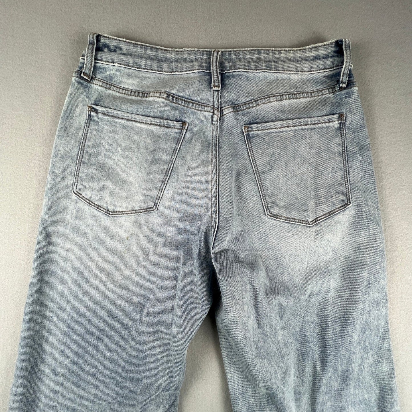 Kut from the Kloth Sienna Wide Leg Jeans Women 10 High Rise Patch Pocket