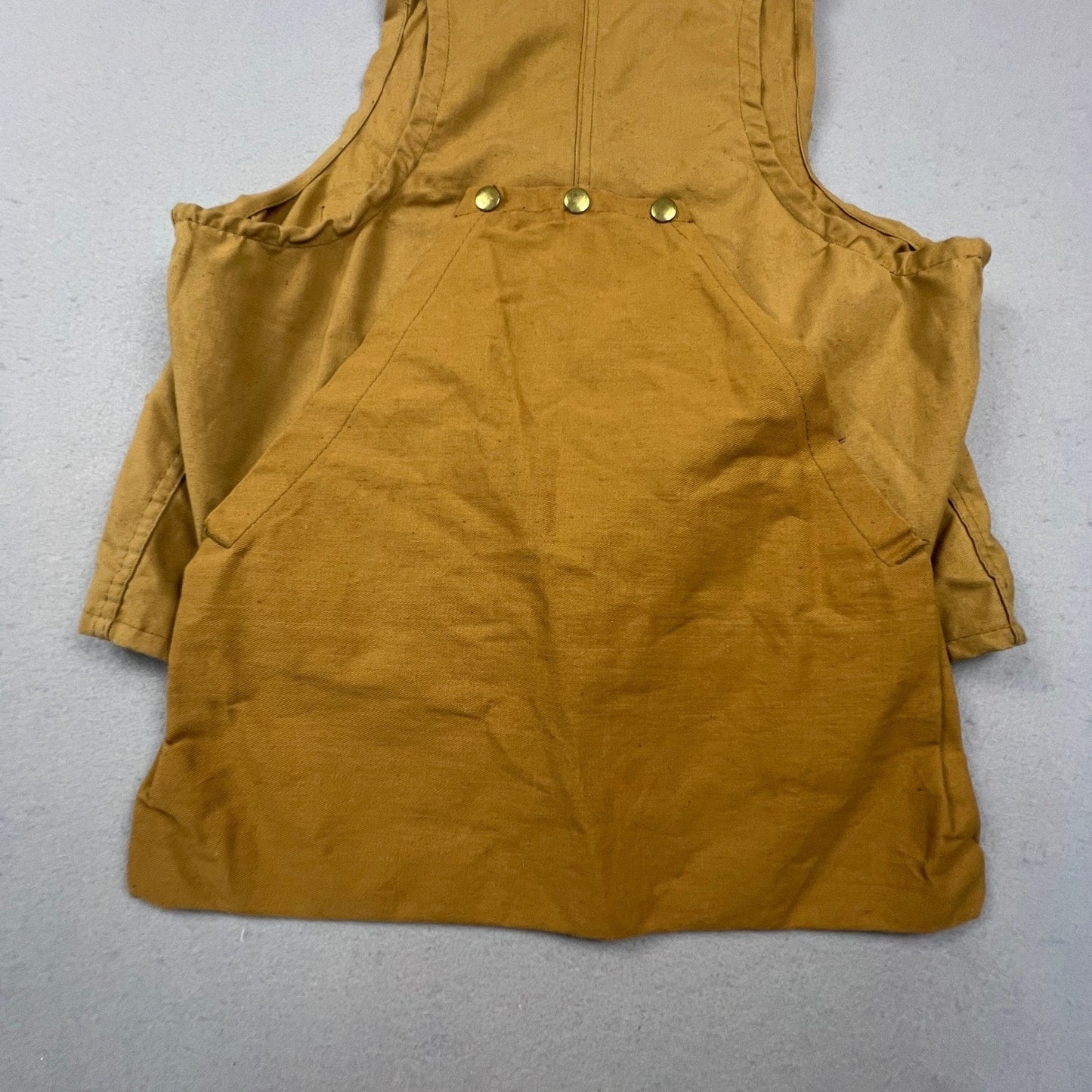 Trailblazer Winchester Hunting Vest Mens L Tan Canvas Minnesota Safety Vintage