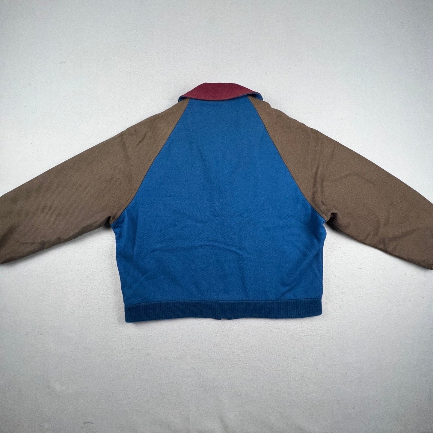 Vintage Pendleton Lobo Wool Bomber Jacket Mens XL Blue Brown Vintage Thinsulate