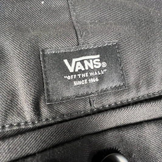 Vans Authentic Chino Pants Mens 32x32 Black Loose Fit Skate Workwear VN000HZCBLK