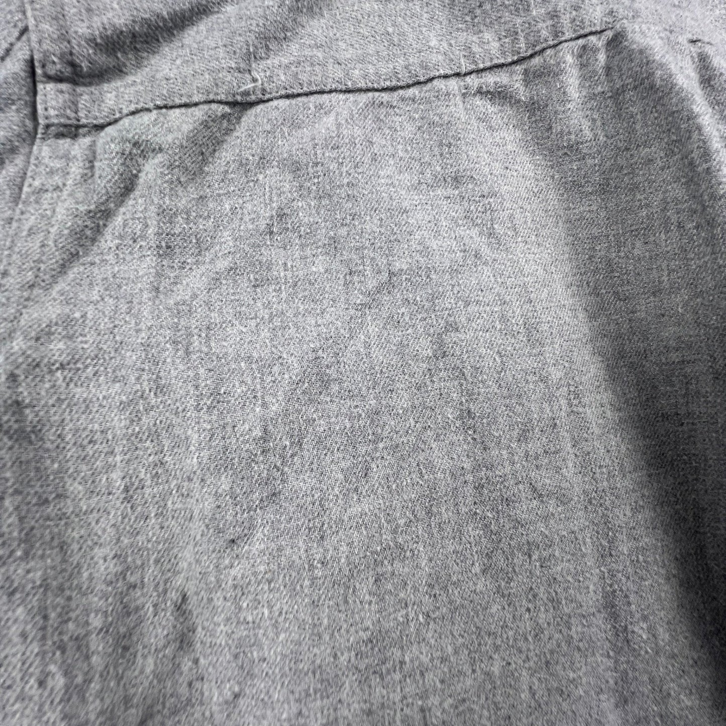 Madewell Cotton Shirt Womens Small Gray Button Up Long Sleeve Casual Minimalist
