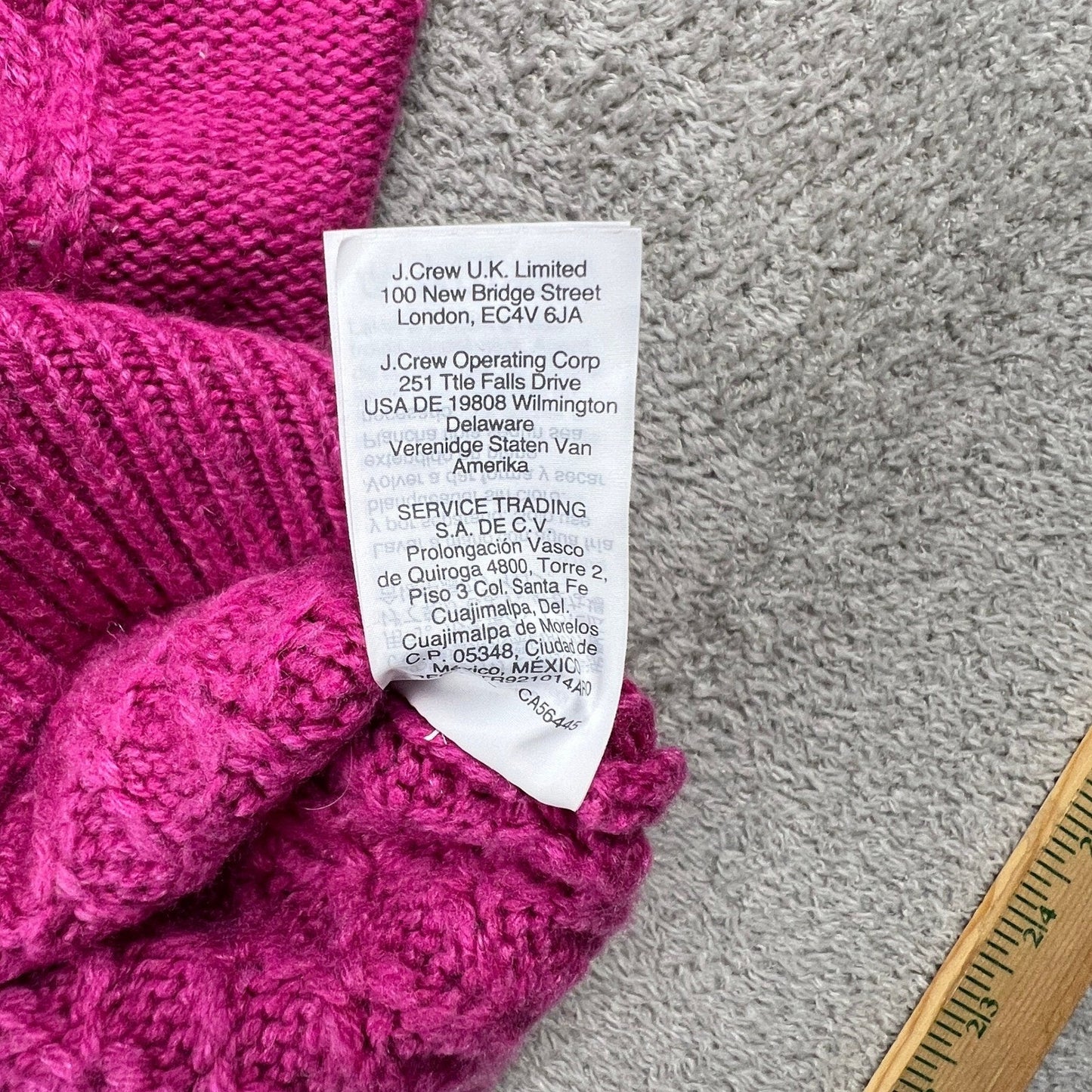 J.Crew Pink Cable Knit Sweater Womens Large Preppy Chunky Textured Cozycore
