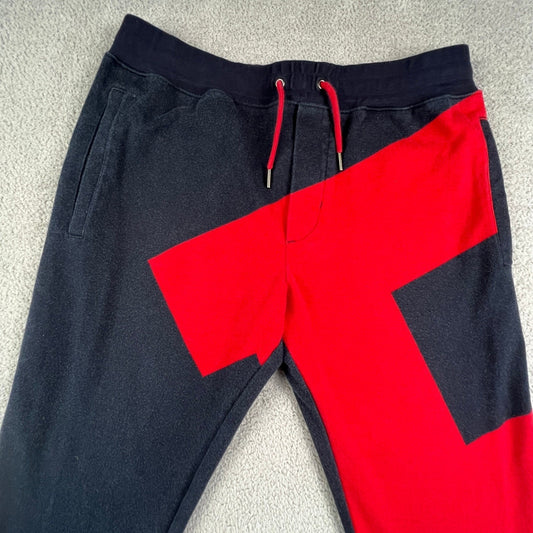 Polo Ralph Lauren Performance Mens Sweatpants M Black Red Streetwear Jogger Luxe