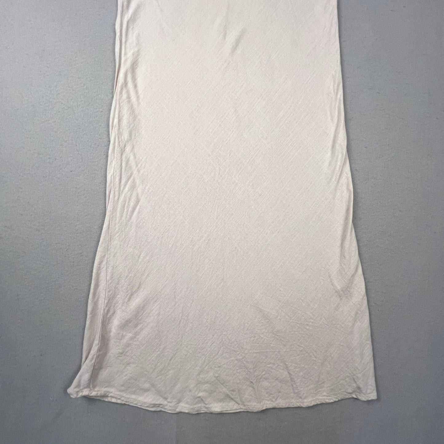 Linen Blend Maxi Skirt Small Beige Boho Minimalist Summer Beach H&M Divided