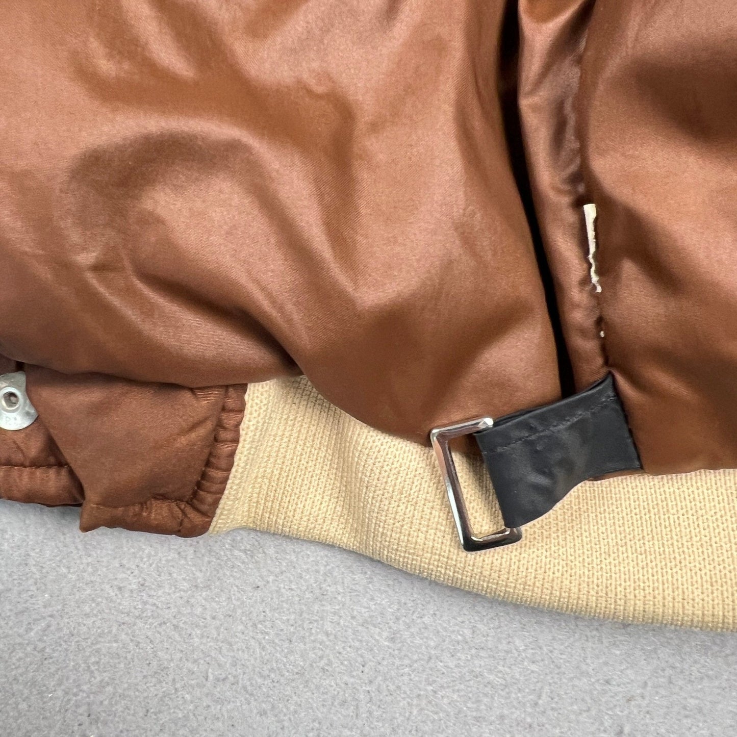 VTG Alpine Designs Goose Down Puffer Jacket XL Brown USA Made Ski Coat RARE Warm