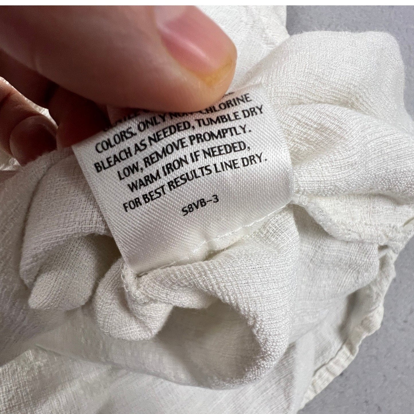 Eileen Fisher Tank Top Womens PS White Linen Blend Sleeveless Slub Shell