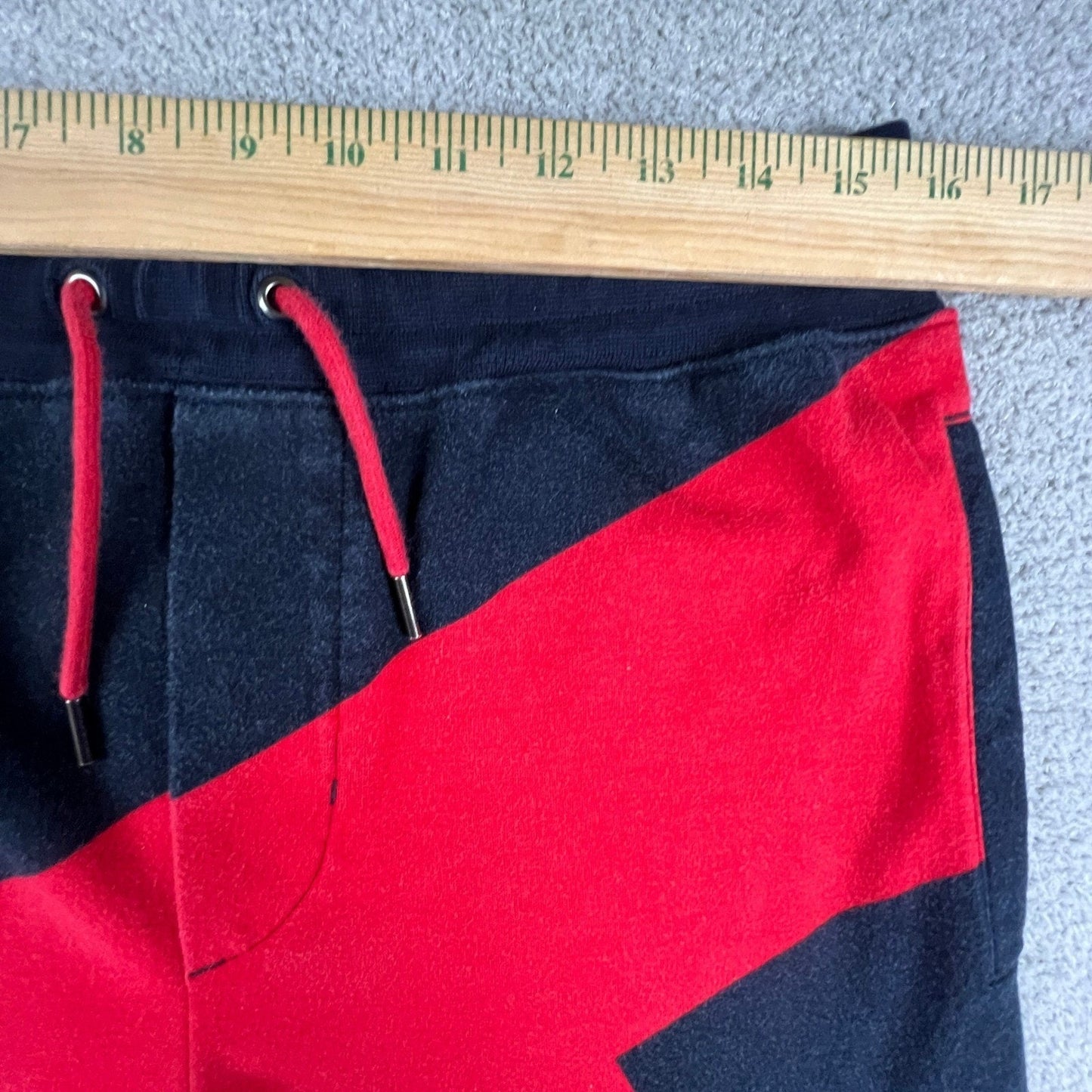 Polo Ralph Lauren Performance Mens Sweatpants M Black Red Streetwear Jogger Luxe
