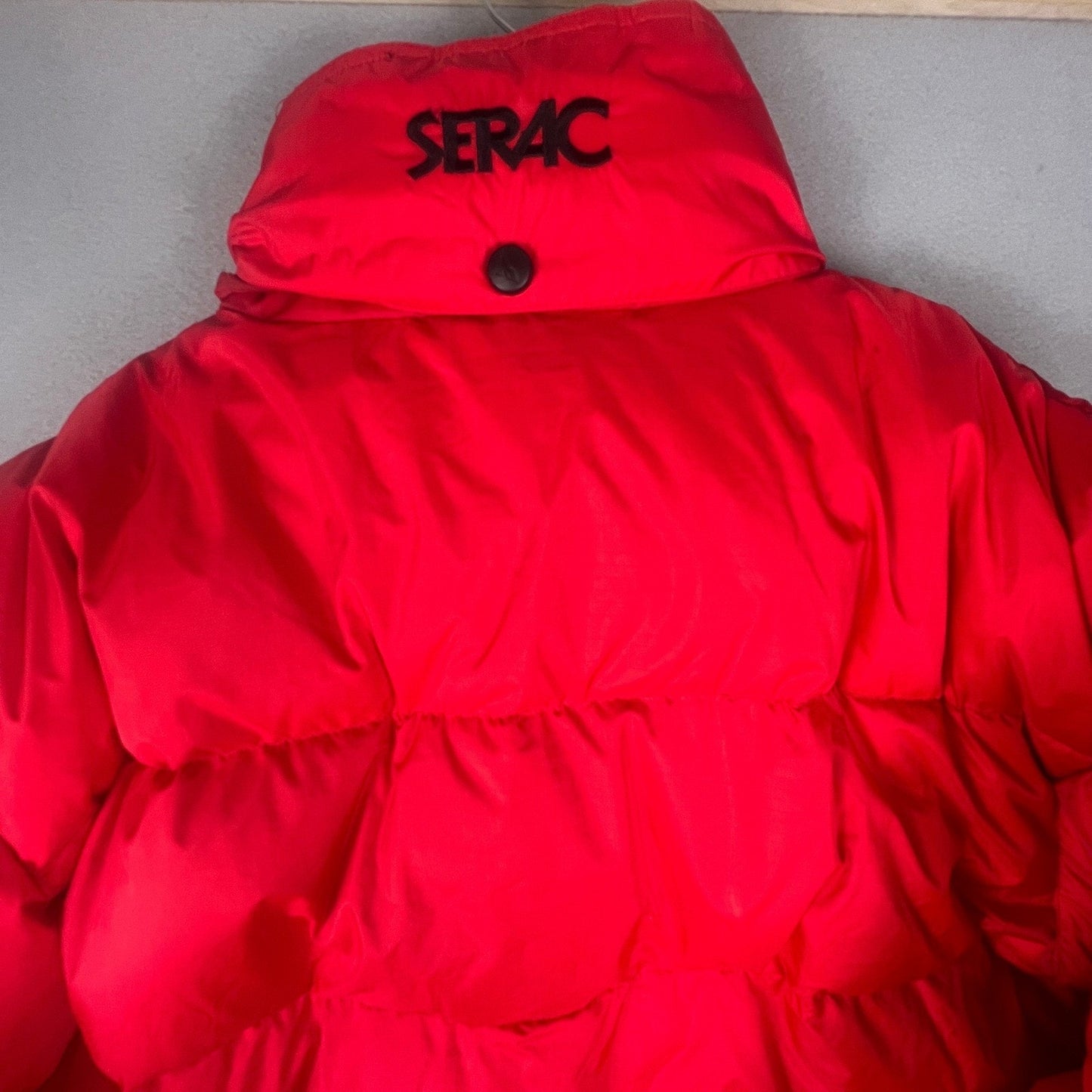 Serac Puffer Jacket Mens XL Red Down Insulated Heavy Winter Coat Gorpcore VTG