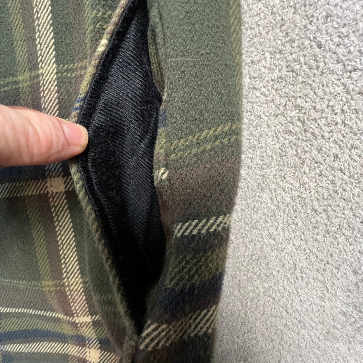 Orvis Men's Plaid Flannel Shirt Long Sleeve Button Up Warm Winter Casual XL