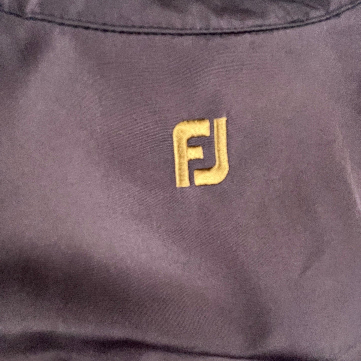 FootJoy DryJoys Mens Medium Black Convertible Golf Jacket Zip Off Sleeves Vest