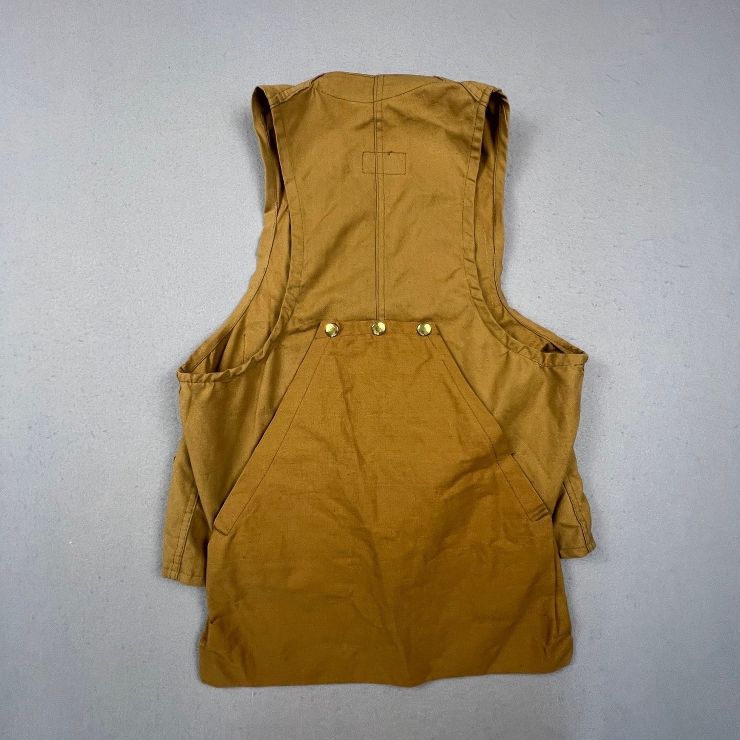 Trailblazer Winchester Hunting Vest Mens L Tan Canvas Minnesota Safety Vintage