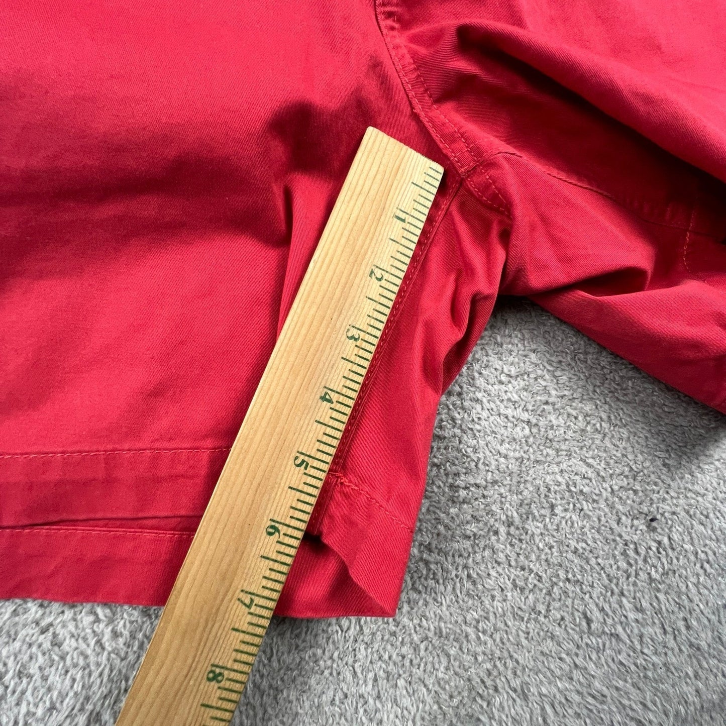 Polo Ralph Lauren Shorts Mens XXL Red Stretch Classic Fit Elastic Waist Chino