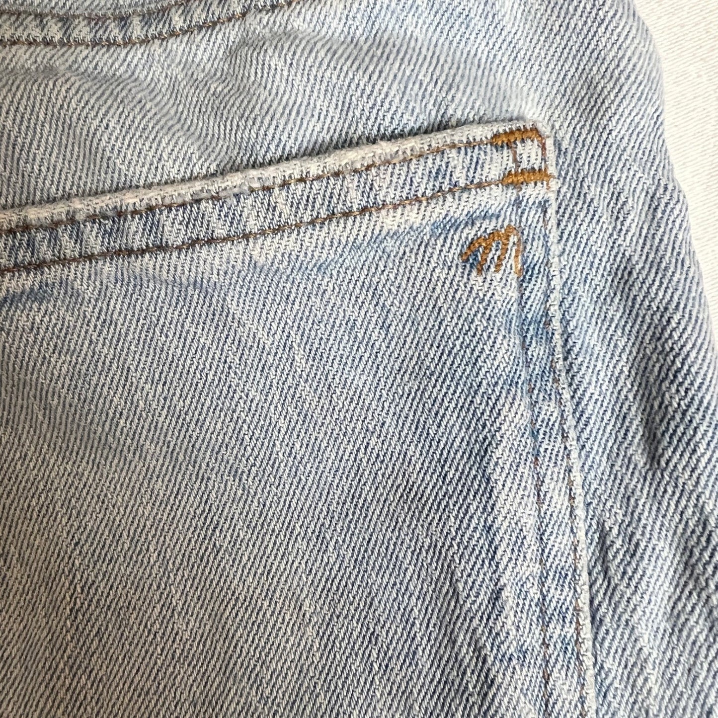 Madewell Jeans Womens 27 The Perfect Vintage Jean Light Wash Distressed Denim