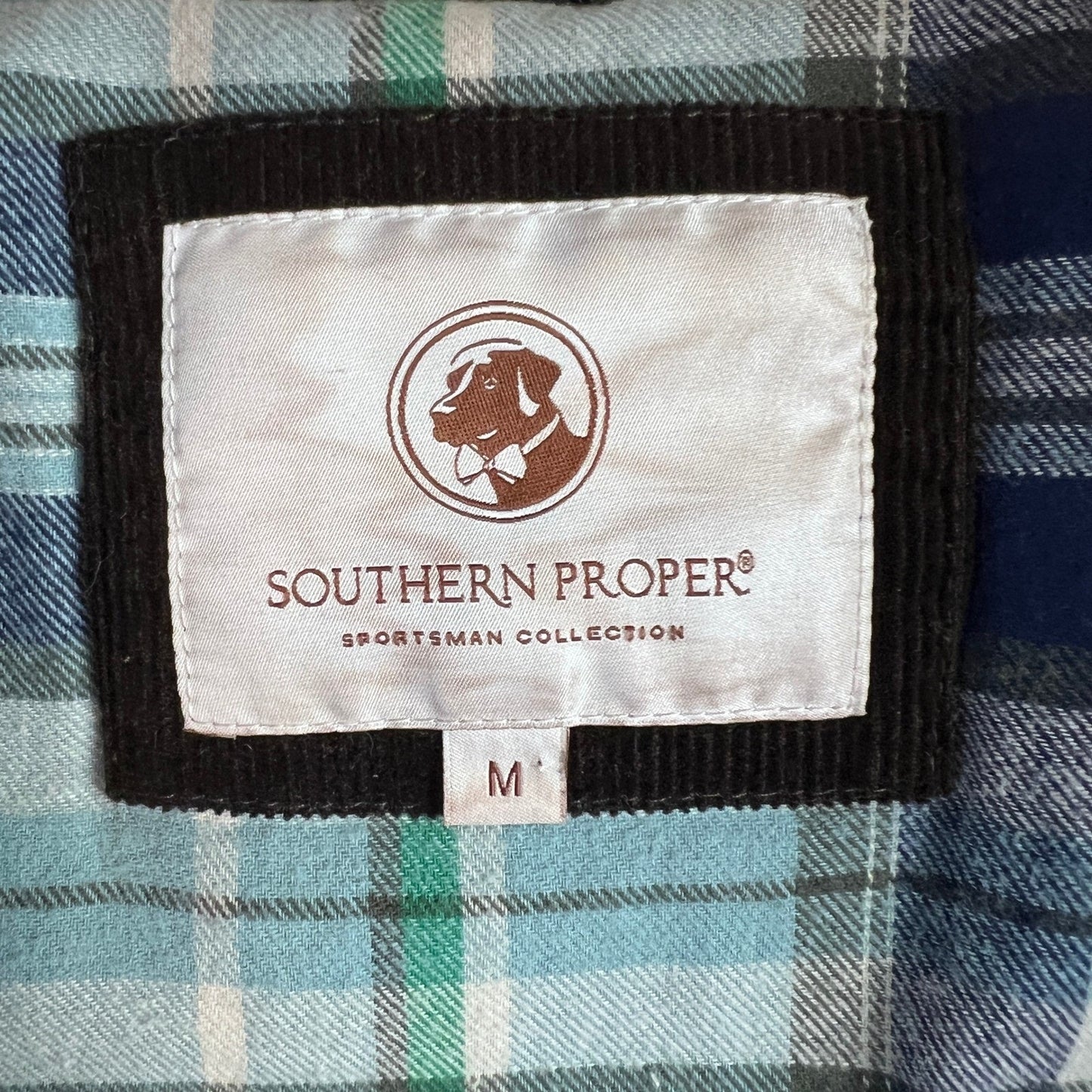 Southern Proper Puffer Vest Mens Medium Down Filled Waterfowl Feathers Zip Snaps