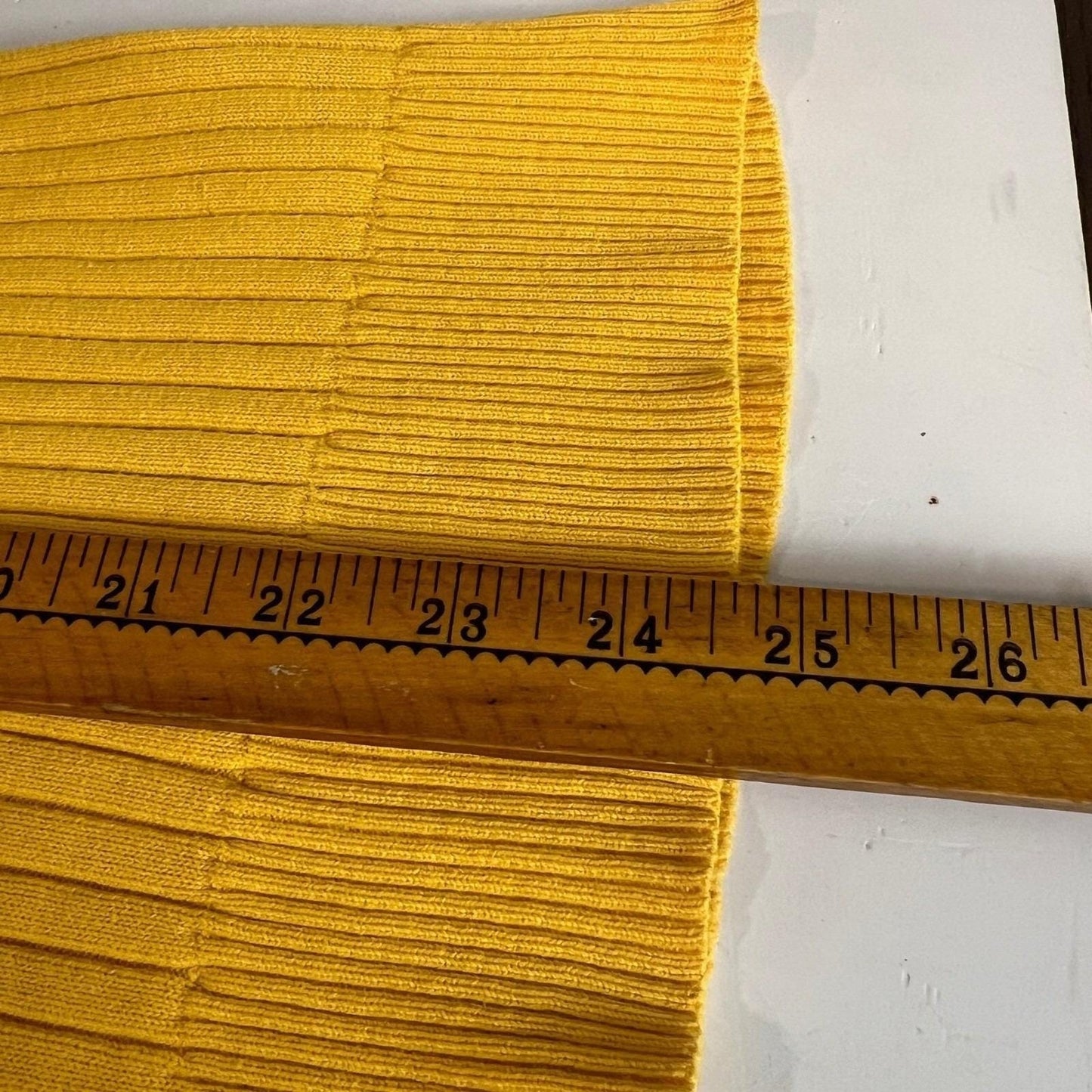 VTG Y2K Lauren Jeans Company Sweater Women's Extra Large Yellow Knit  80s Layer