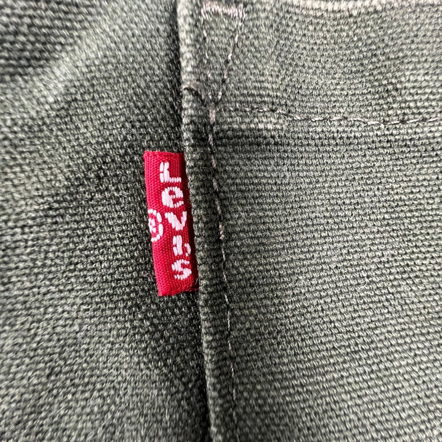 Levi's Chore Coat Men Large Green Canvas Utility Jacket Workwear Chore Coat