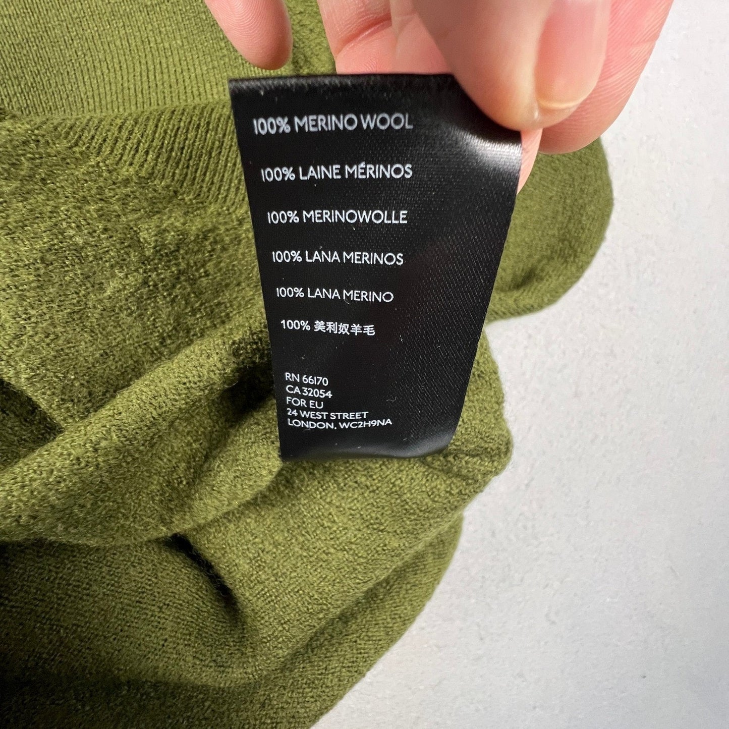 Anthropologie Sweater 100% Merino Wool Womens XS Tiered Hem Knit Minimalist