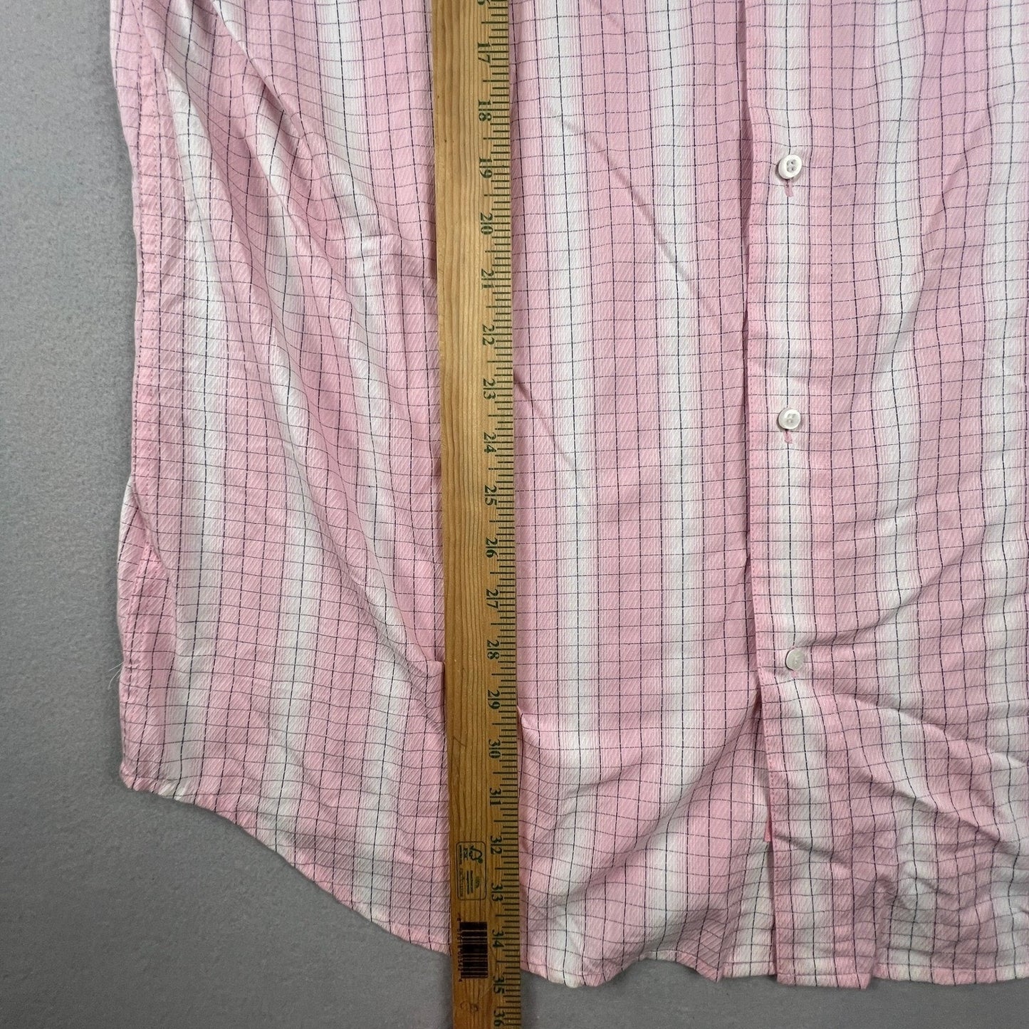 Enyce Button Down Shirt Mens XL Pink Plaid Woven French Cuff Contrast Y2K Urban