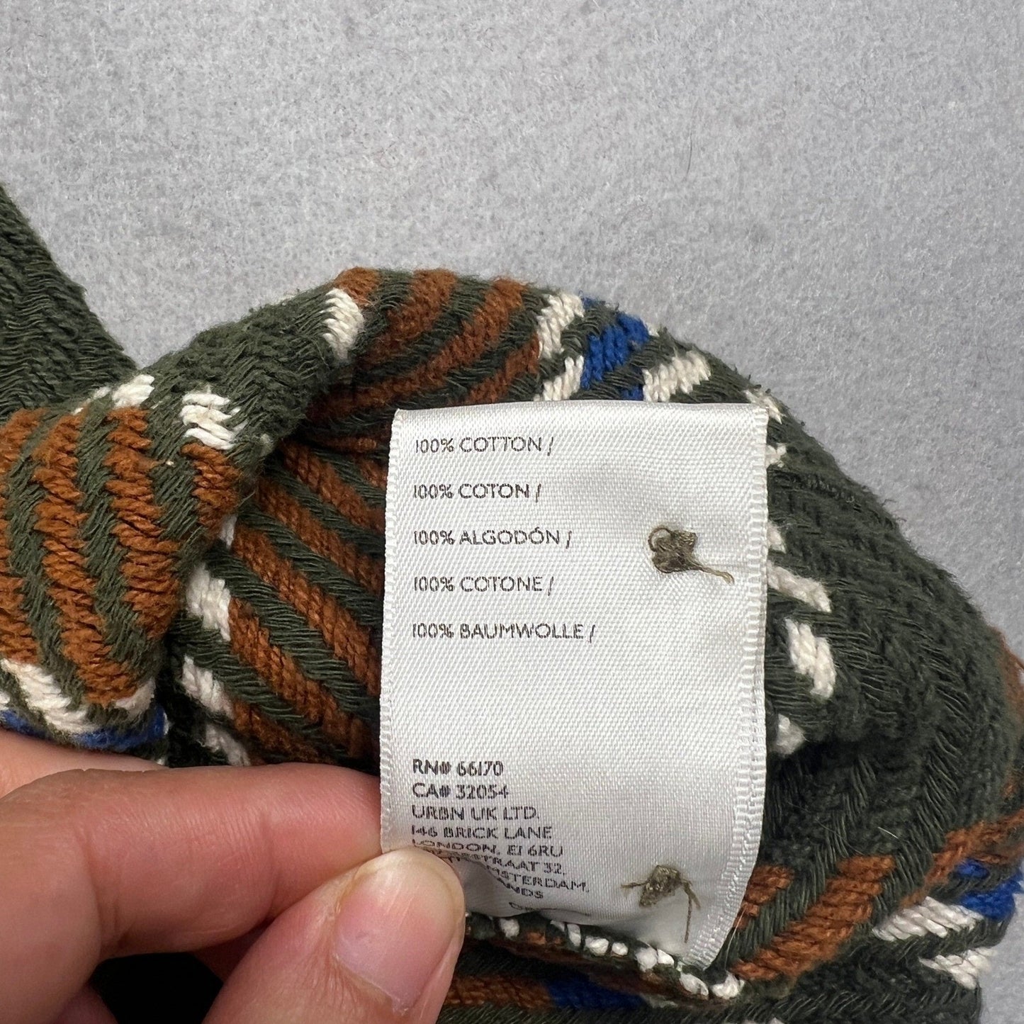 100% Cottong BDG Woven Shirt Jacket Mens Medium Green Striped Heavy Boho Workwear