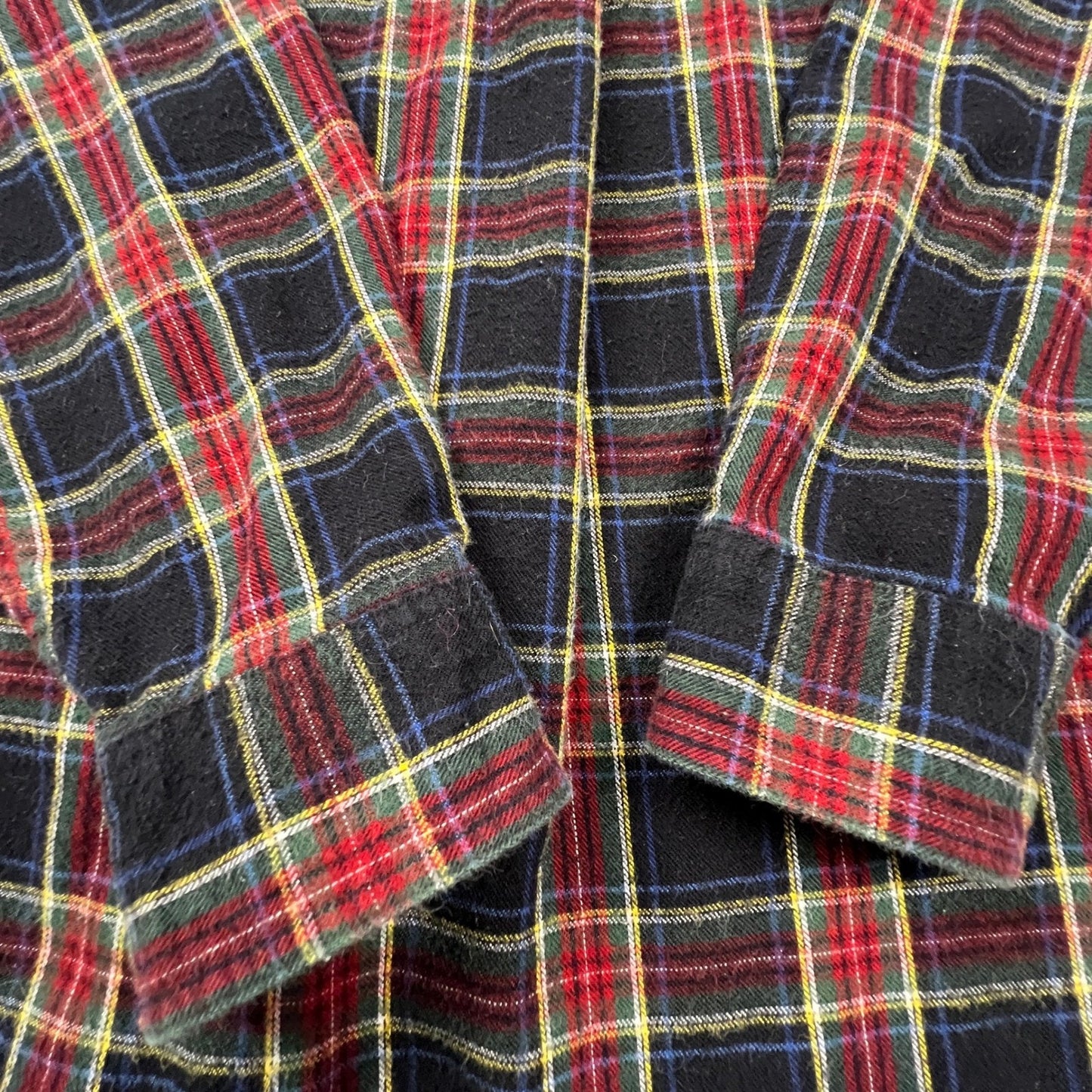 VTG L.L. Bean Flannel Shirt Mens Medium Regular Plaid Cotton Outdoor Casual