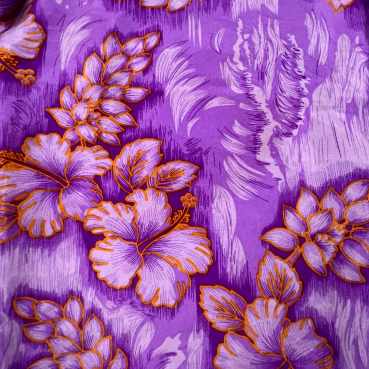 Maui Trading Company Hawaiian Shirt Mens Large Hibiscus Floral Aloha Beach
