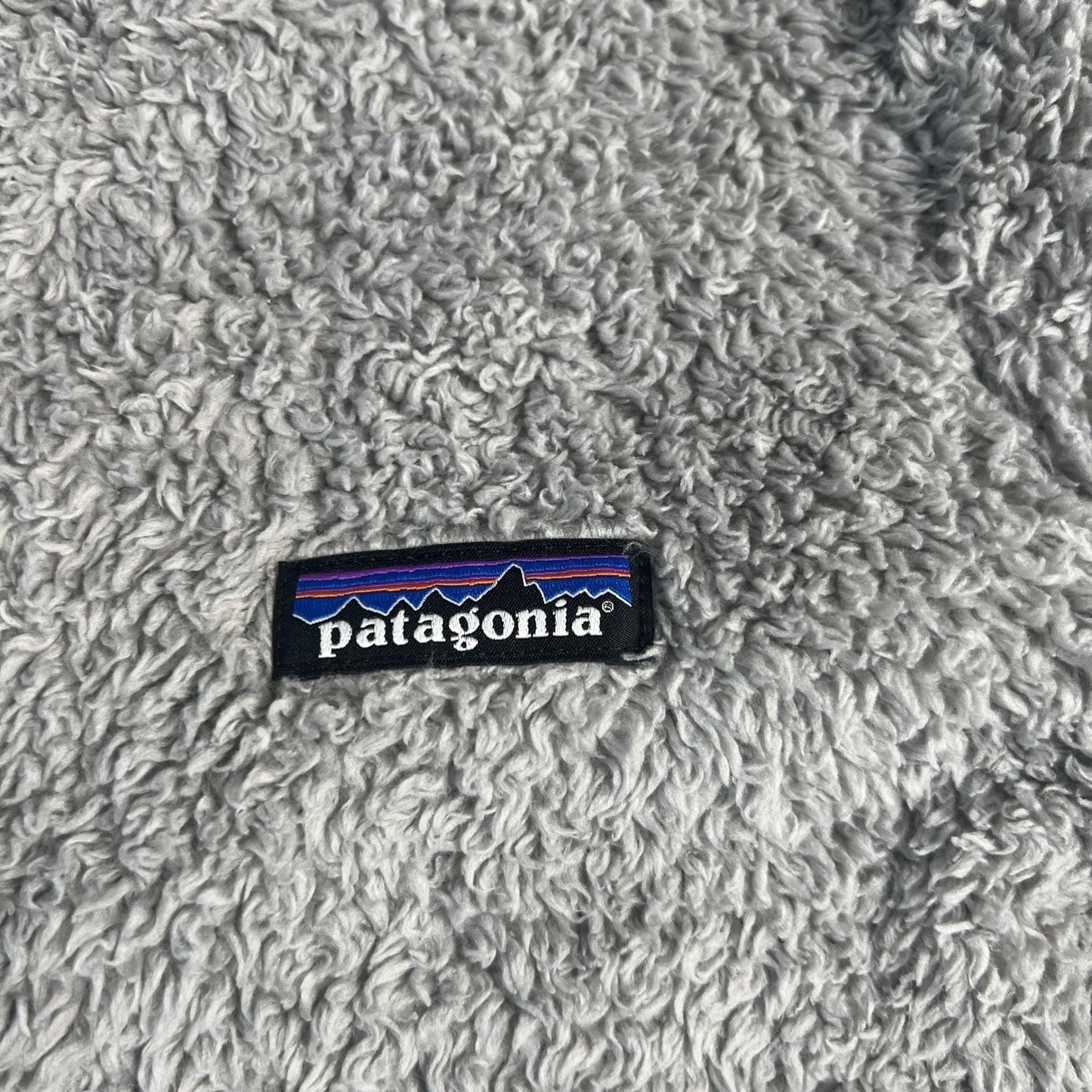 Patagonia Fleece Pullover Women's Small Gray Quarter Zip Sweater Furry Chillax