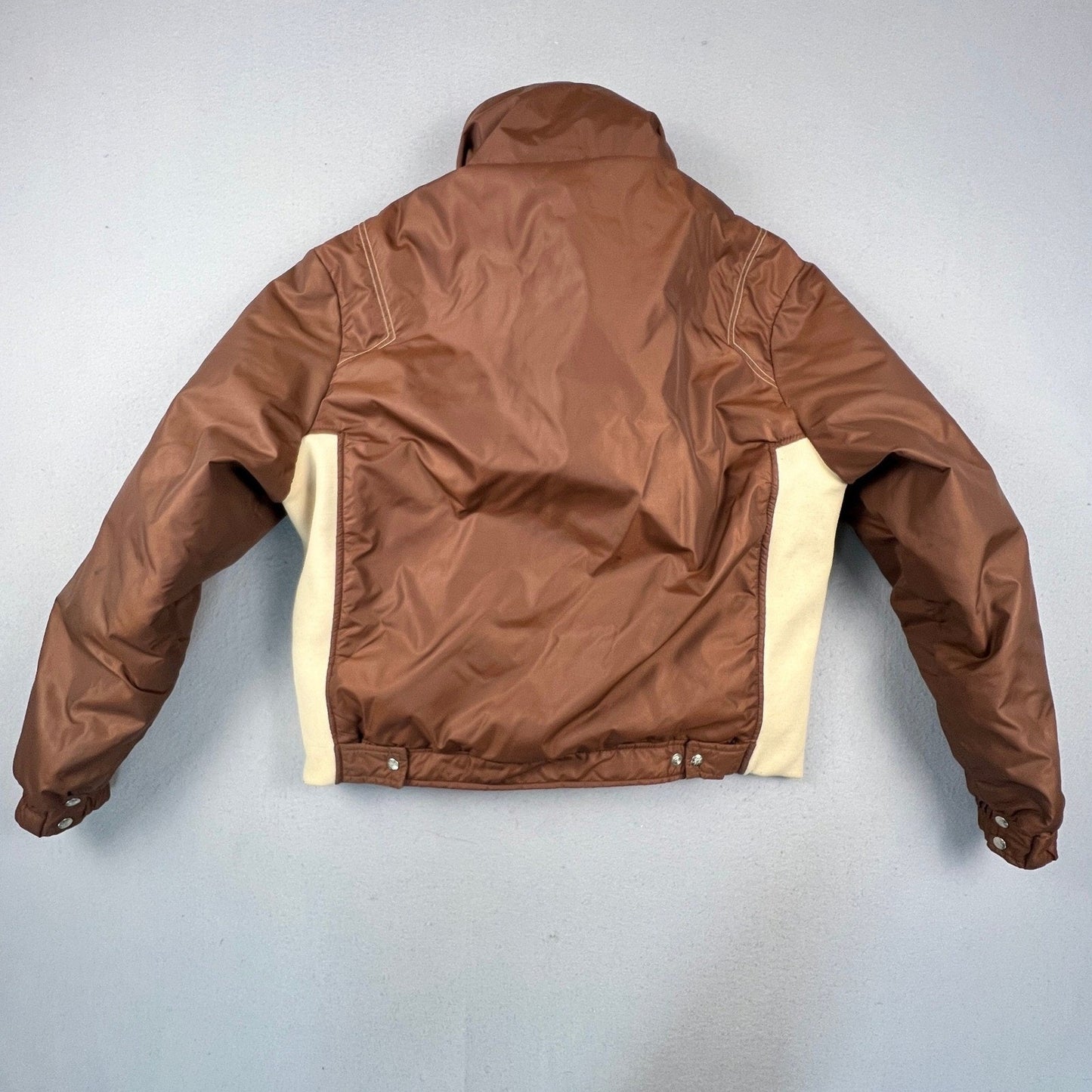 VTG Alpine Designs Goose Down Puffer Jacket XL Brown USA Made Ski Coat RARE Warm