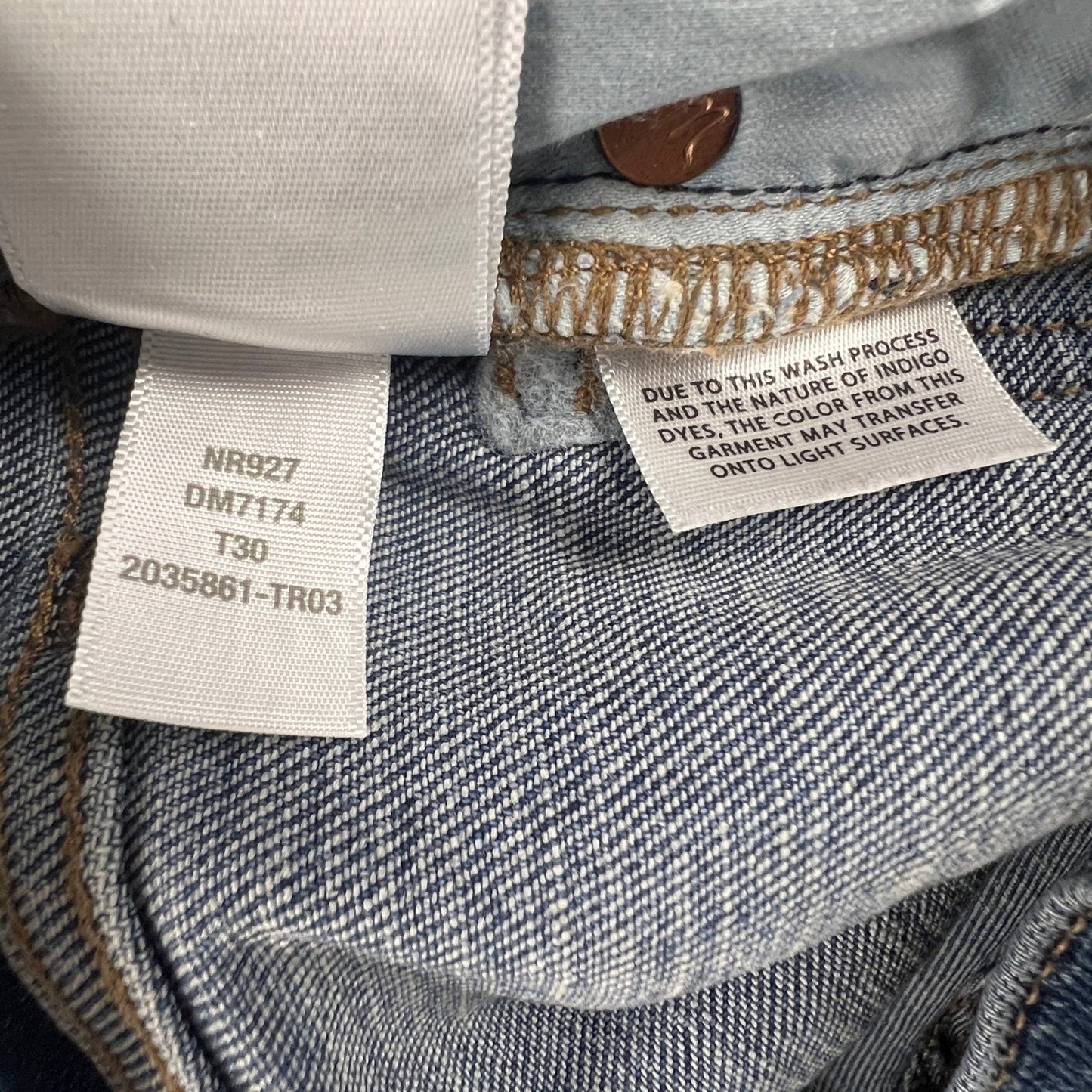 Madewell Jeans Womens 31 Blue High Rise Bootcut Denim Casual Classic Boho