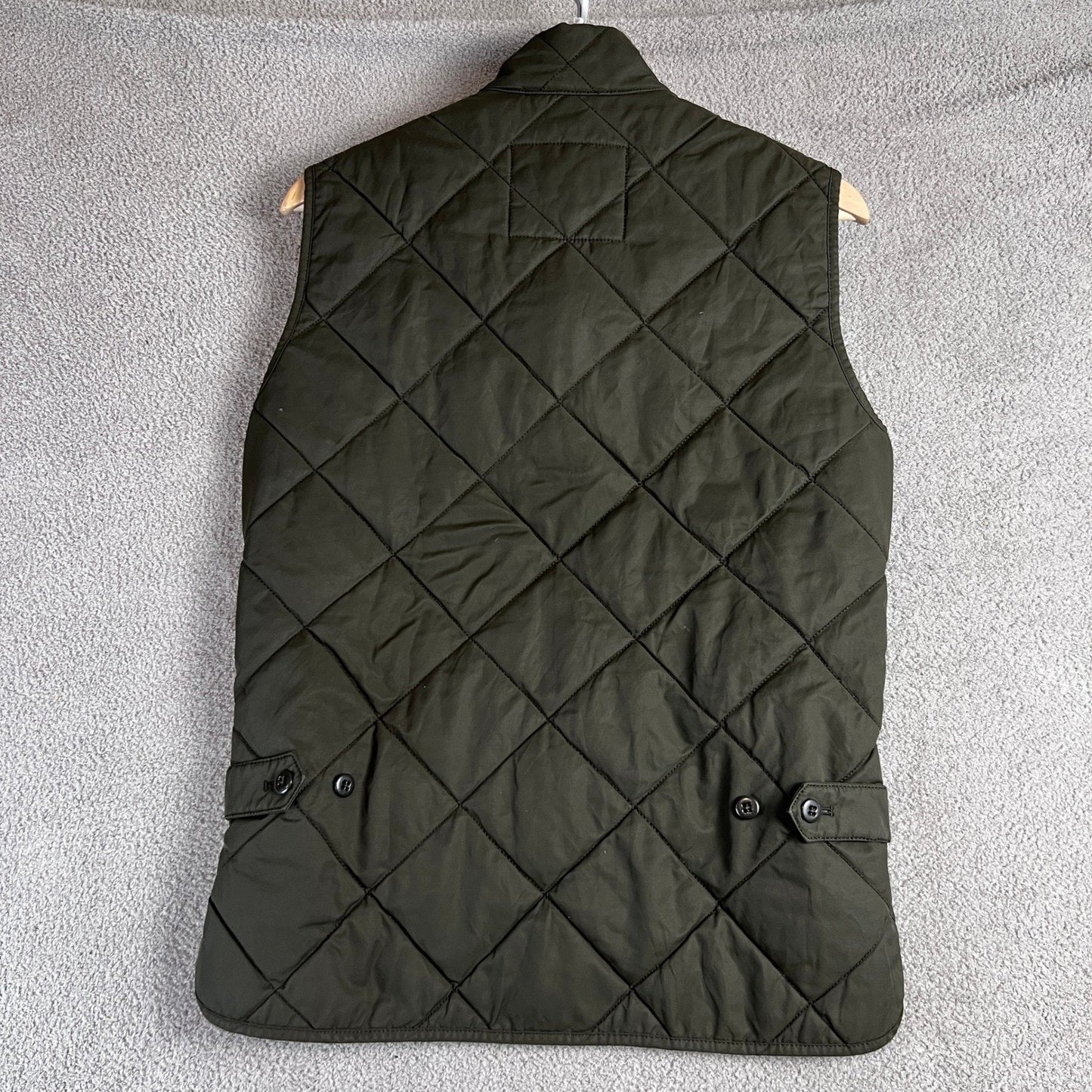 J. Crew Quilted Vest Olive Green Mens XS Sussex Primaloft Outerwear Lightweight