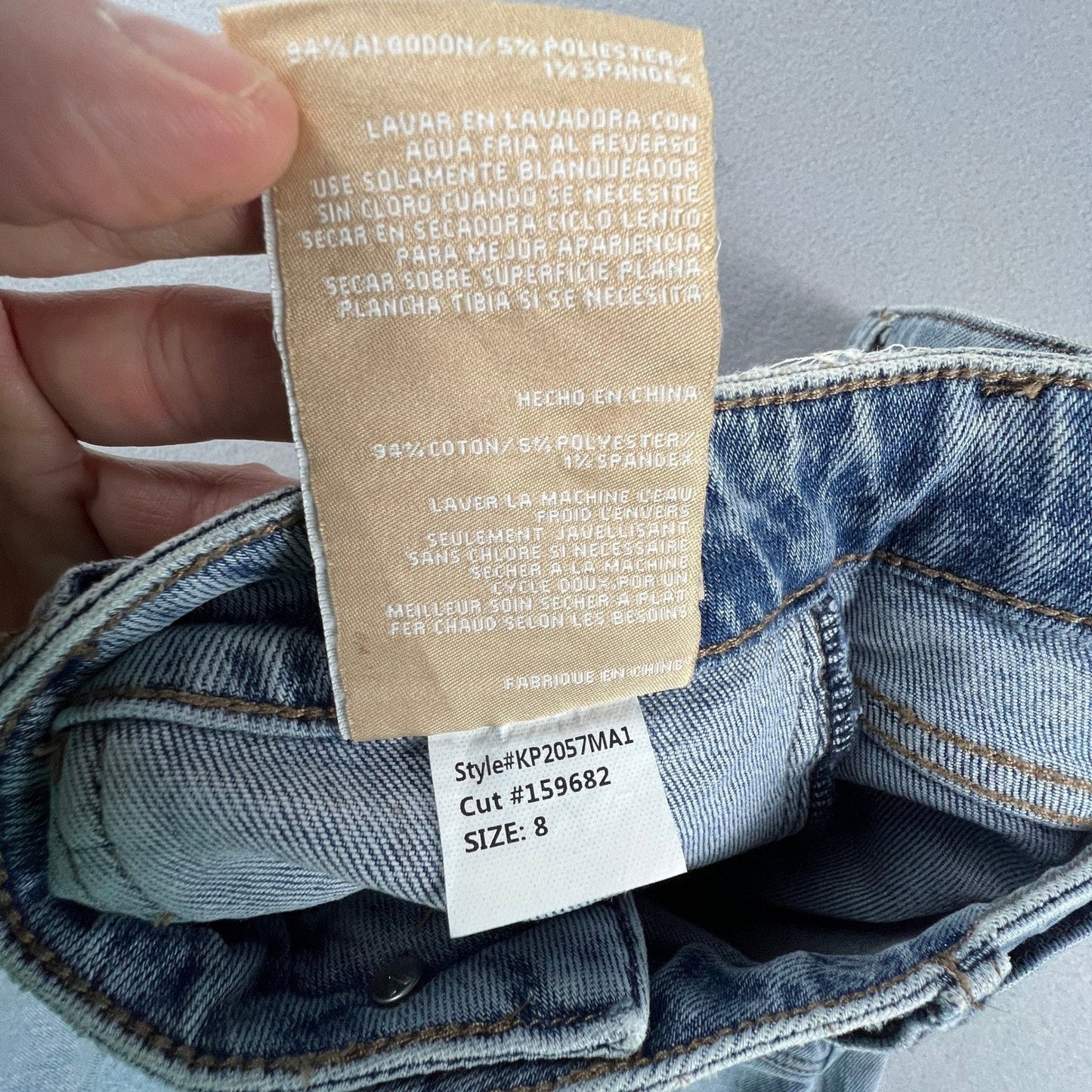 Kut from the Kloth Sienna Wide Leg Jeans Women 10 High Rise Patch Pocket