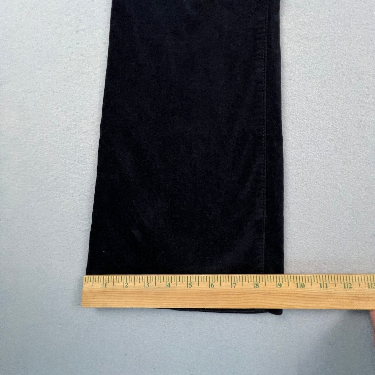 Gap Corduroy 70s Flare Pants Womens 25/0R Black High Rise Retro Boho Stretch