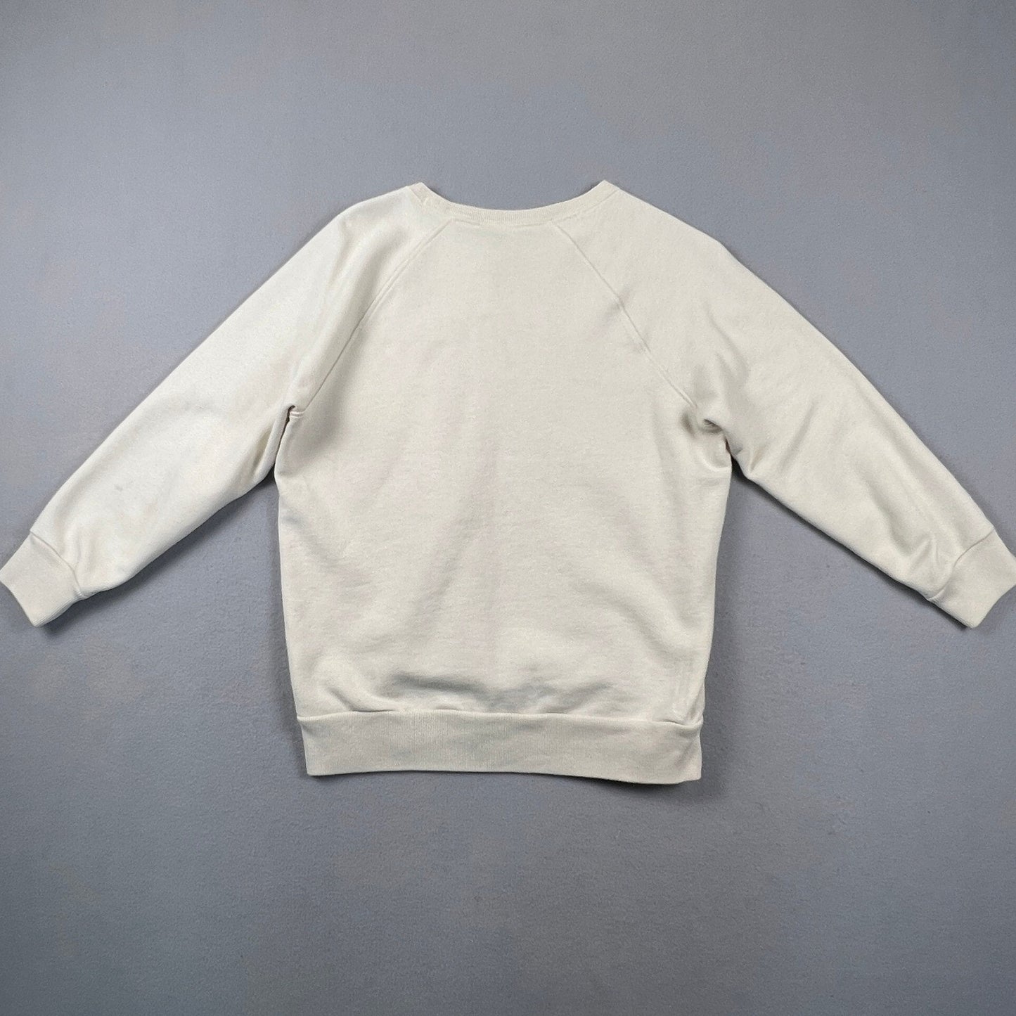 Patagonia Sweatshirt Womens XS Cream Organic Cotton P-6 Logo Crewneck Pullover