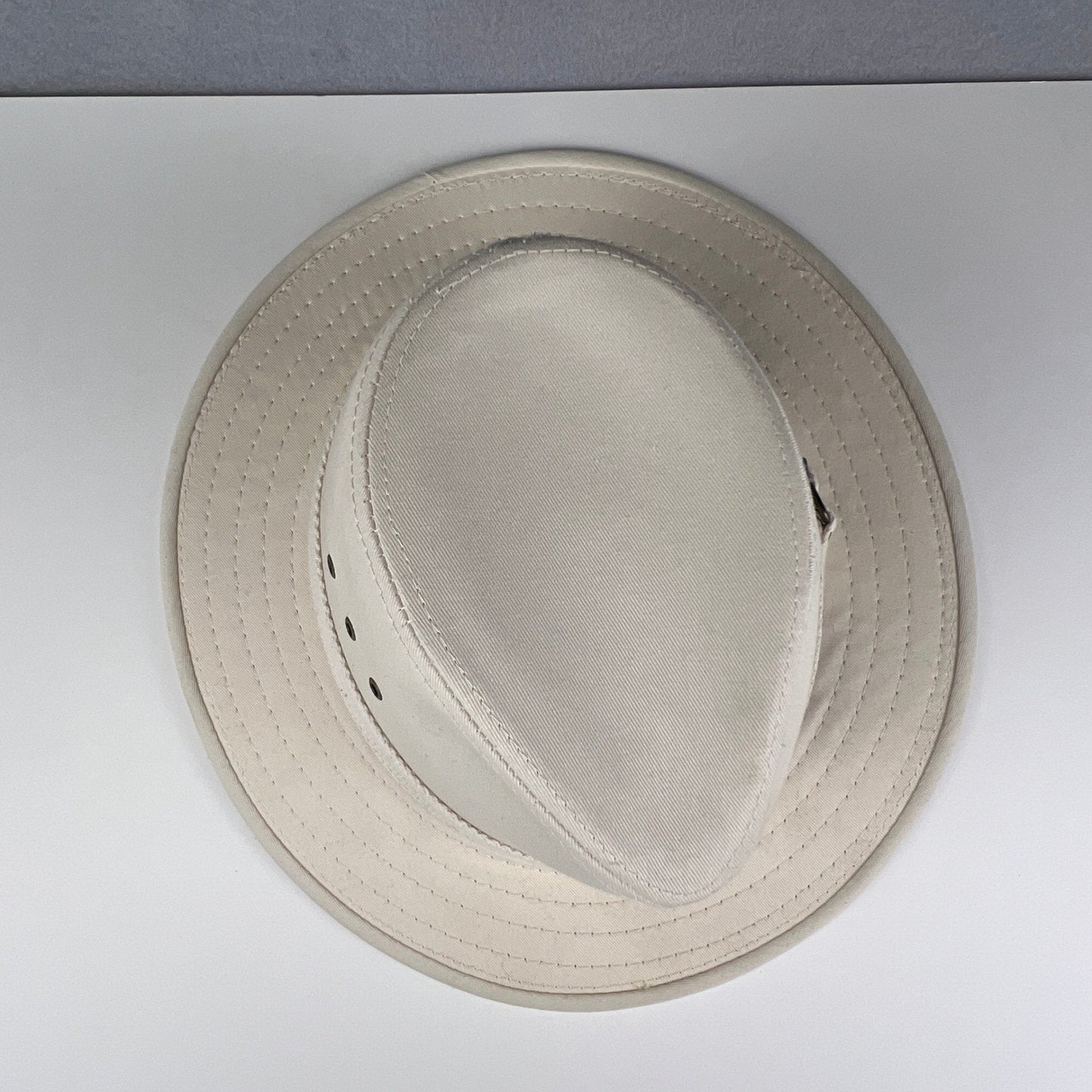 Panama Jack Safari Hat Mens Large Cream Cotton Canvas Outdoor Hiking Outback Sun