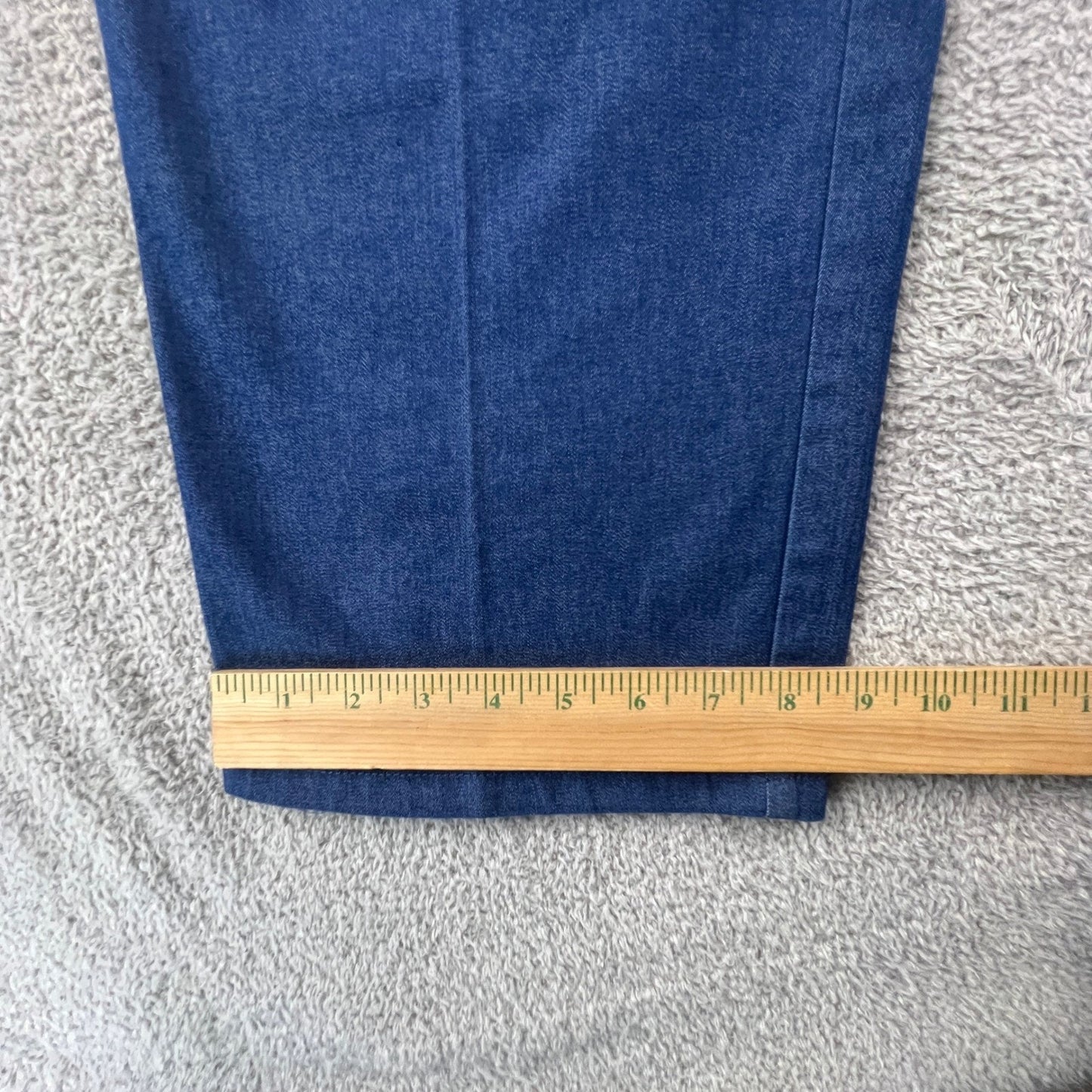 VTG Blast Denim Tracksuit Straight Leg Unisex Blue Retro Casual Loungewear Stret