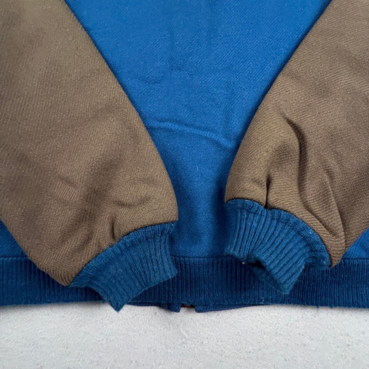 Vintage Pendleton Lobo Wool Bomber Jacket Mens XL Blue Brown Vintage Thinsulate