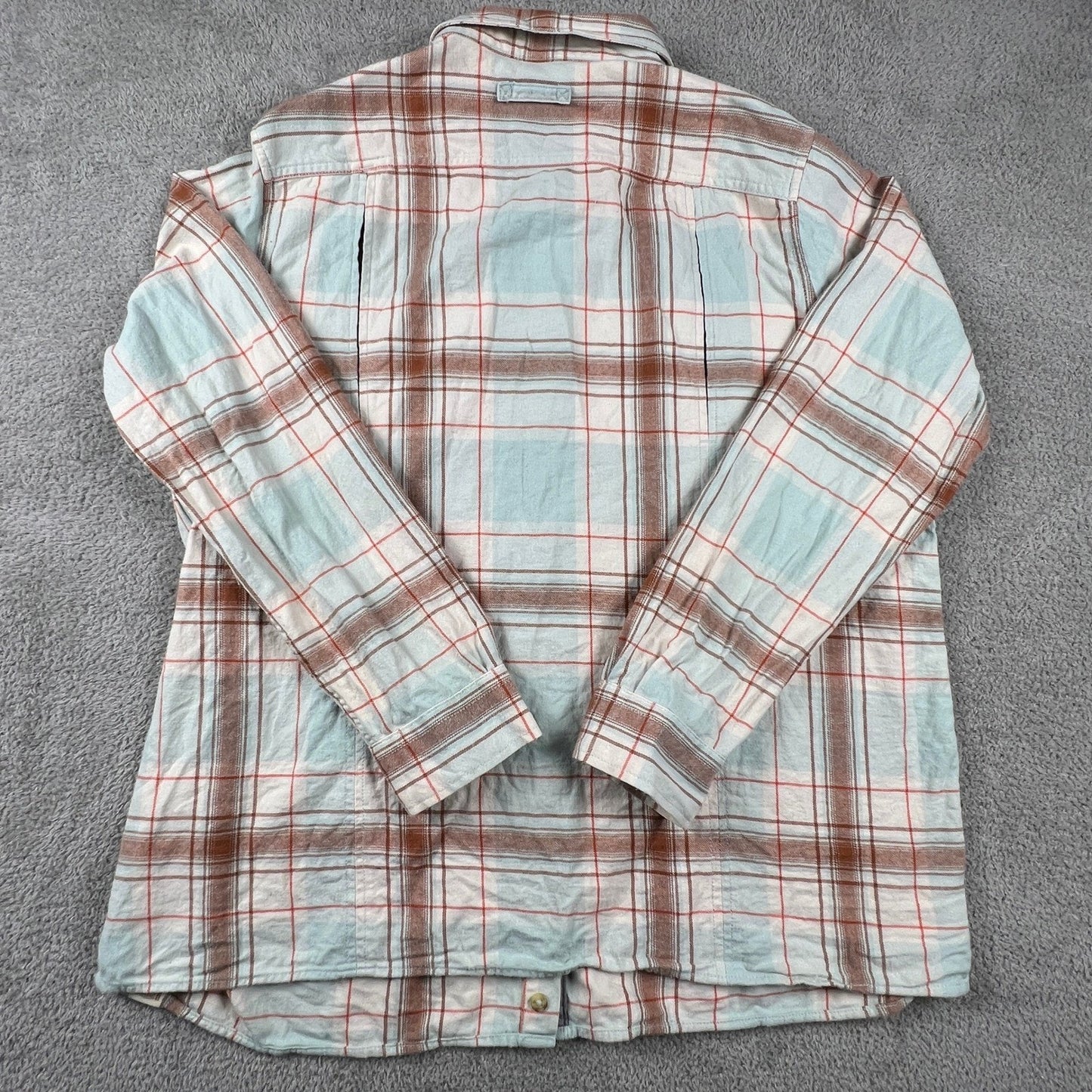 Duluth Trading Co Flannel Shirt Womens XL Lumberjack Grunge Free Swingin Outdoor