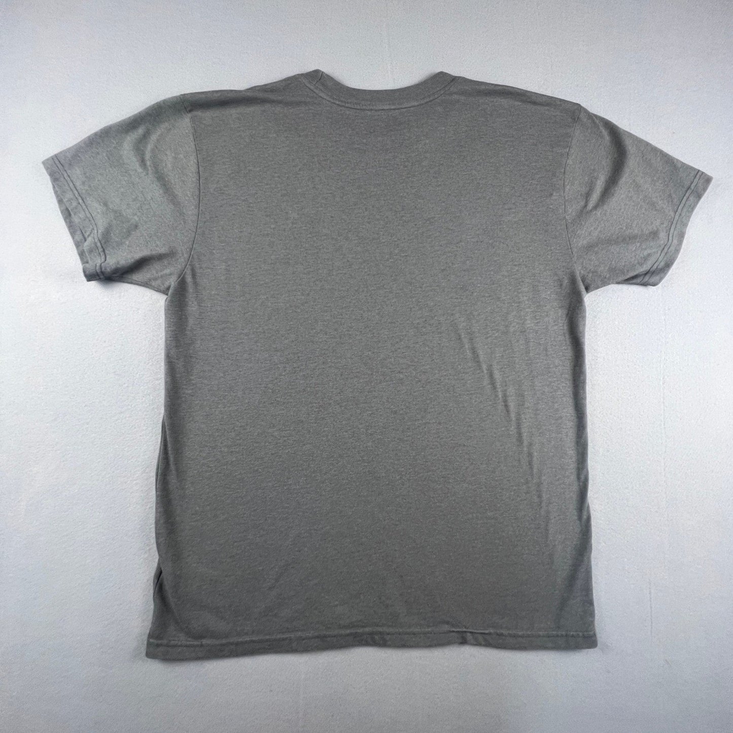 The North Face T-Shirt Mens Large Gray Logo Patch Short Sleeve Gorpcore Casual
