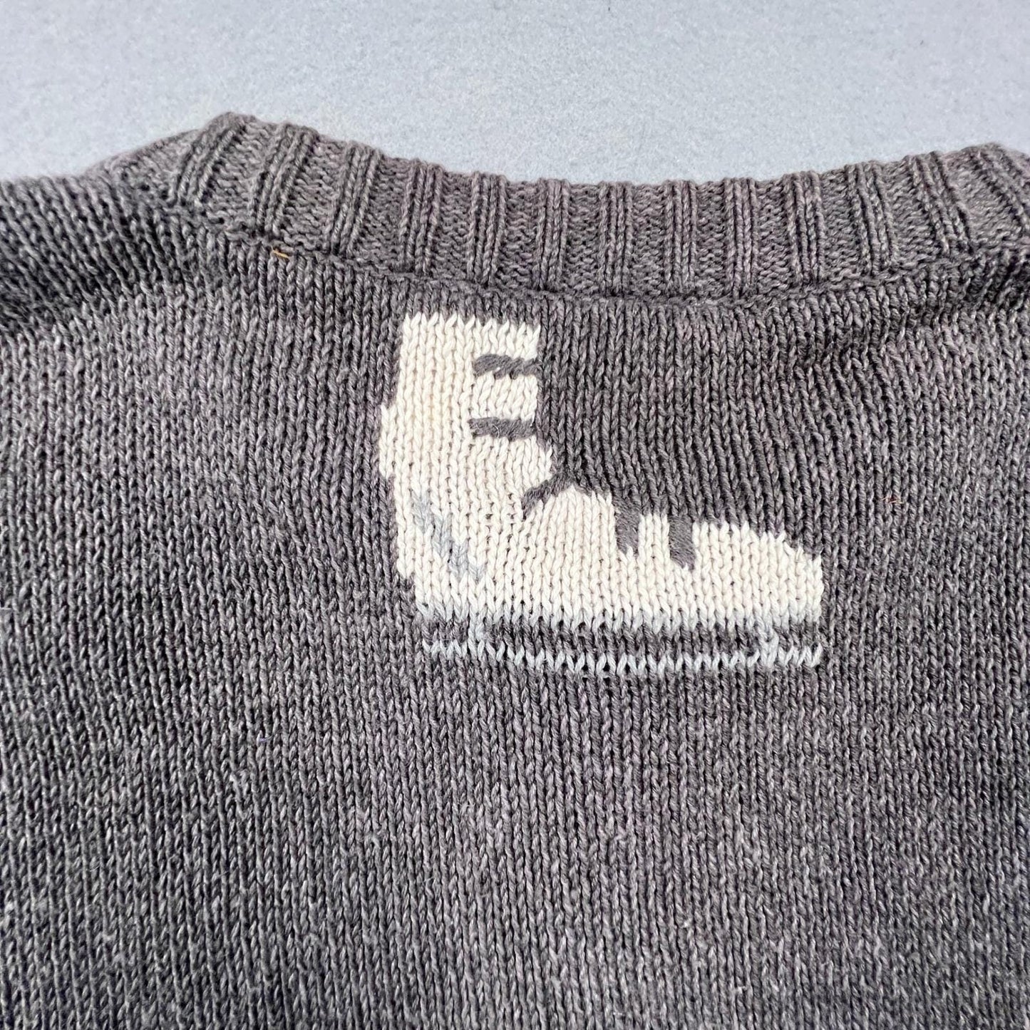 Northern Reflections Cardigan Sweater Womens XL Grey Winter Polar Bear Vintage