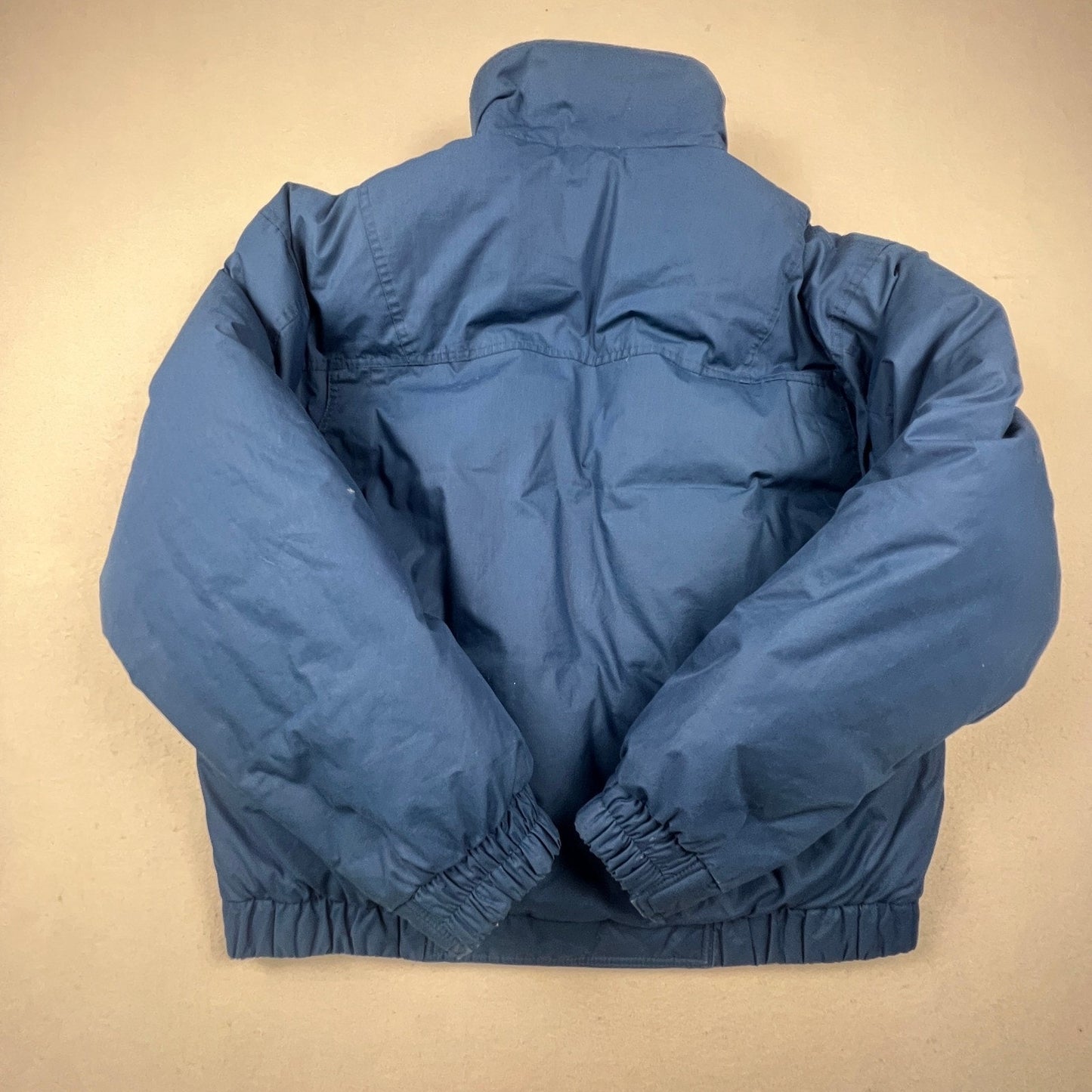Members Only Down Puffer Jacket Mens XL Blue Vintage 80s Elbow Patches Ski Coat