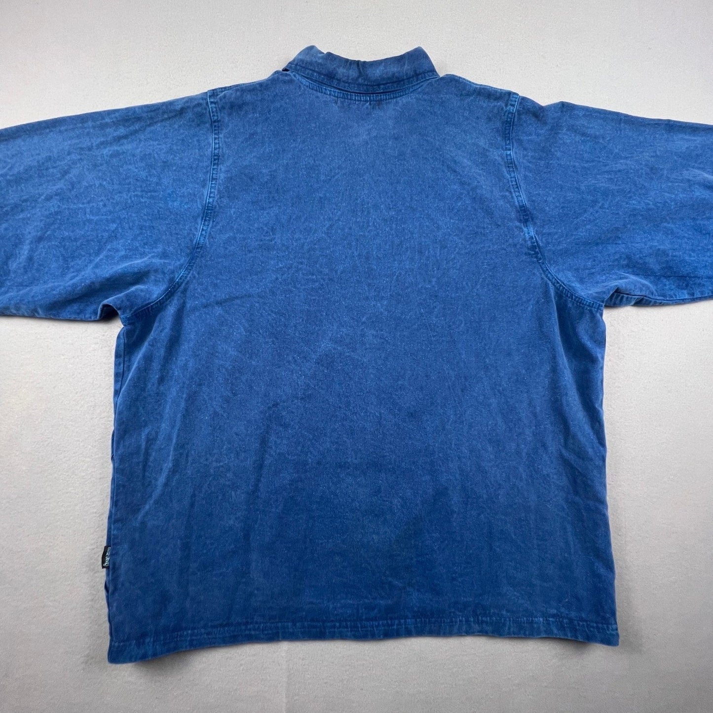 Vintage Ezze Wear Alpine Twill Jacket Large Blue Cotton Full Zip Workwear Coat