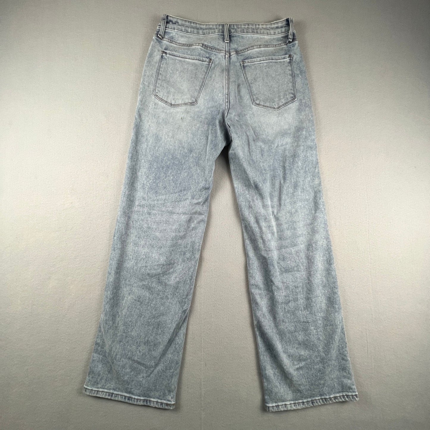 Kut from the Kloth Sienna Wide Leg Jeans Women 10 High Rise Patch Pocket