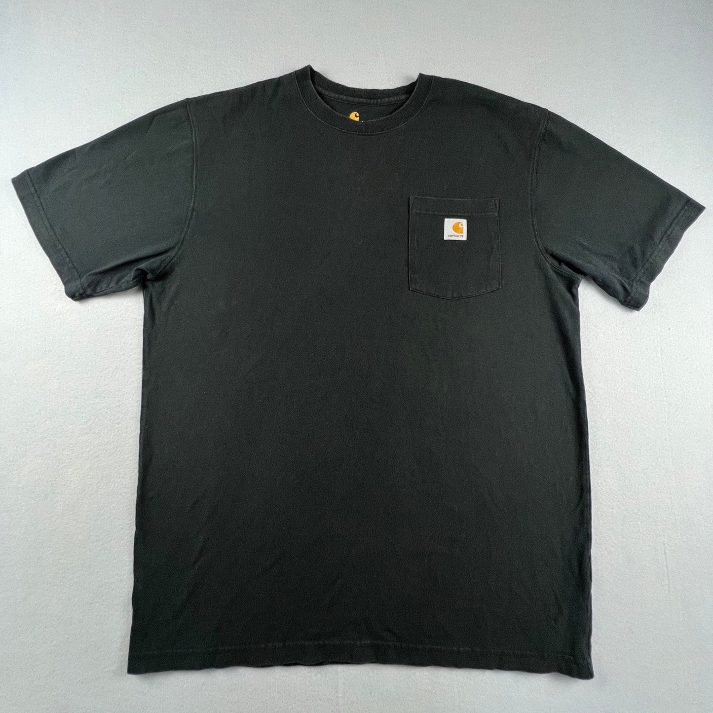 Carhartt Pocket T-Shirt Mens Large Tall Black Original Fit Workwear Tee K87